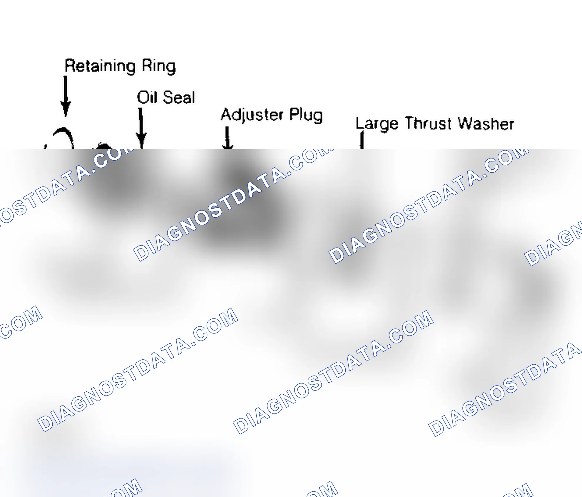 Scheme 5: Exploded View of Adjuster Plug Assembly