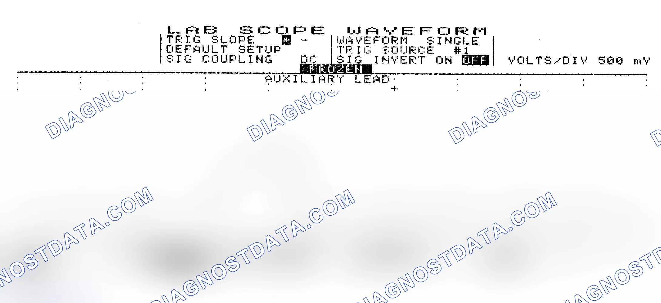 Scheme 10: Single Injector w/Excessive Current Flow - Current Pattern