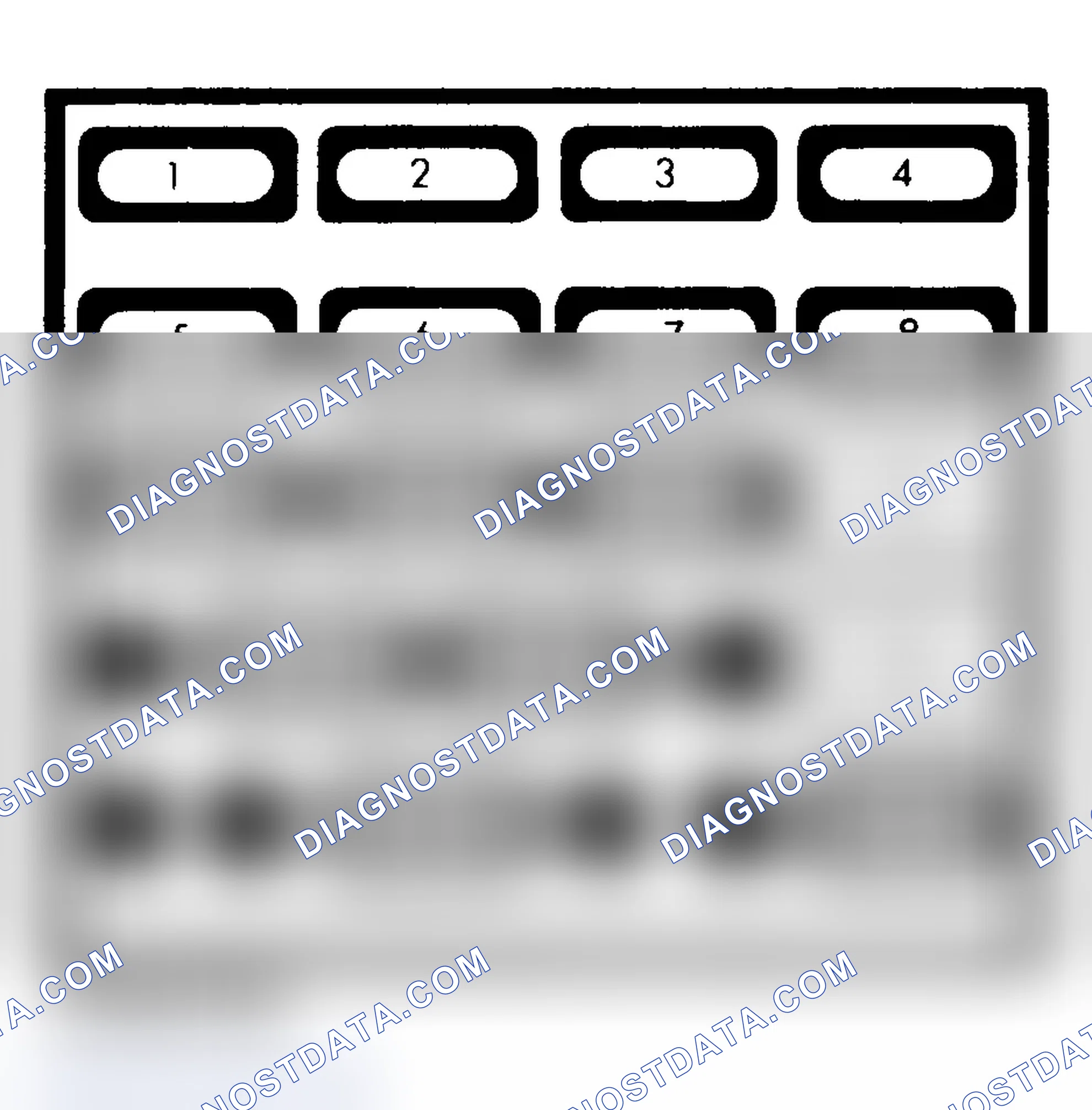 Scheme 5: FUSE PANEL IDENTIFICATION (1983-86 CAMARO)