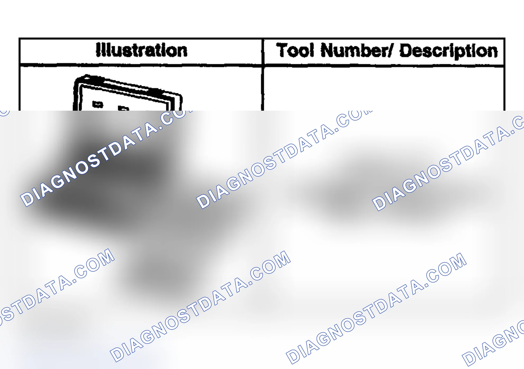 Scheme 17: SPECIAL TOOLS & EQUIPMENT