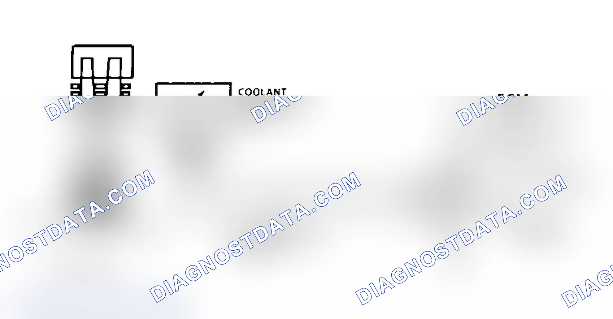 Scheme 109: Code 14 Schematic (4.3L) Coolant Sensor Signal Voltage Low