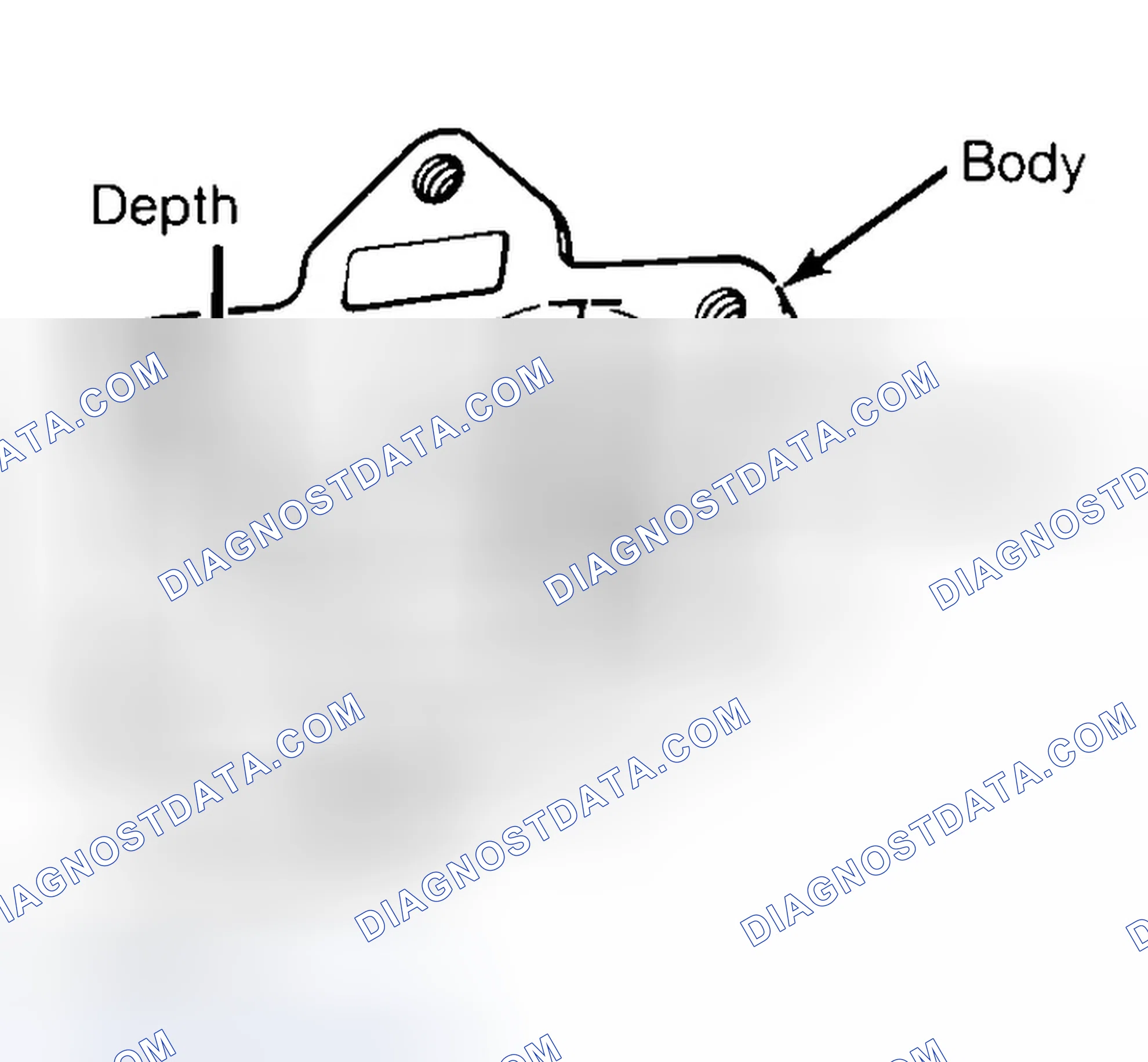 Scheme 35: Measuring Oil Pump Gear Cavity