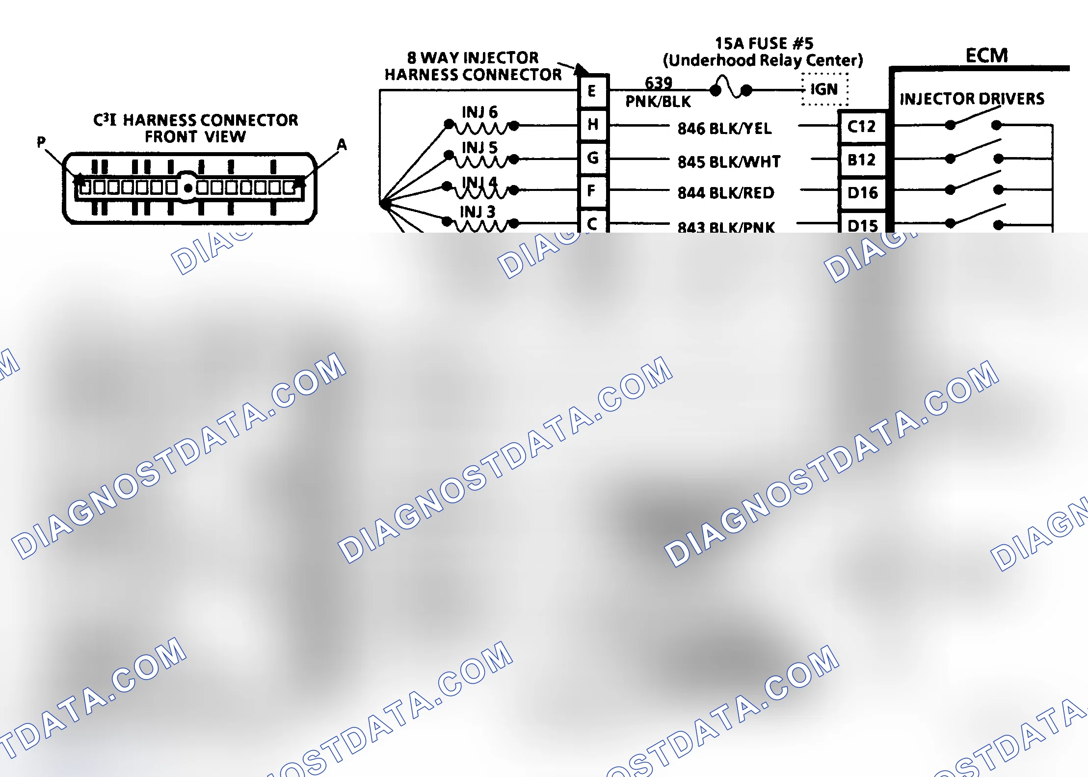 Scheme 68: Ignition System Schematic (3.8L W/ Type II Ignition System)