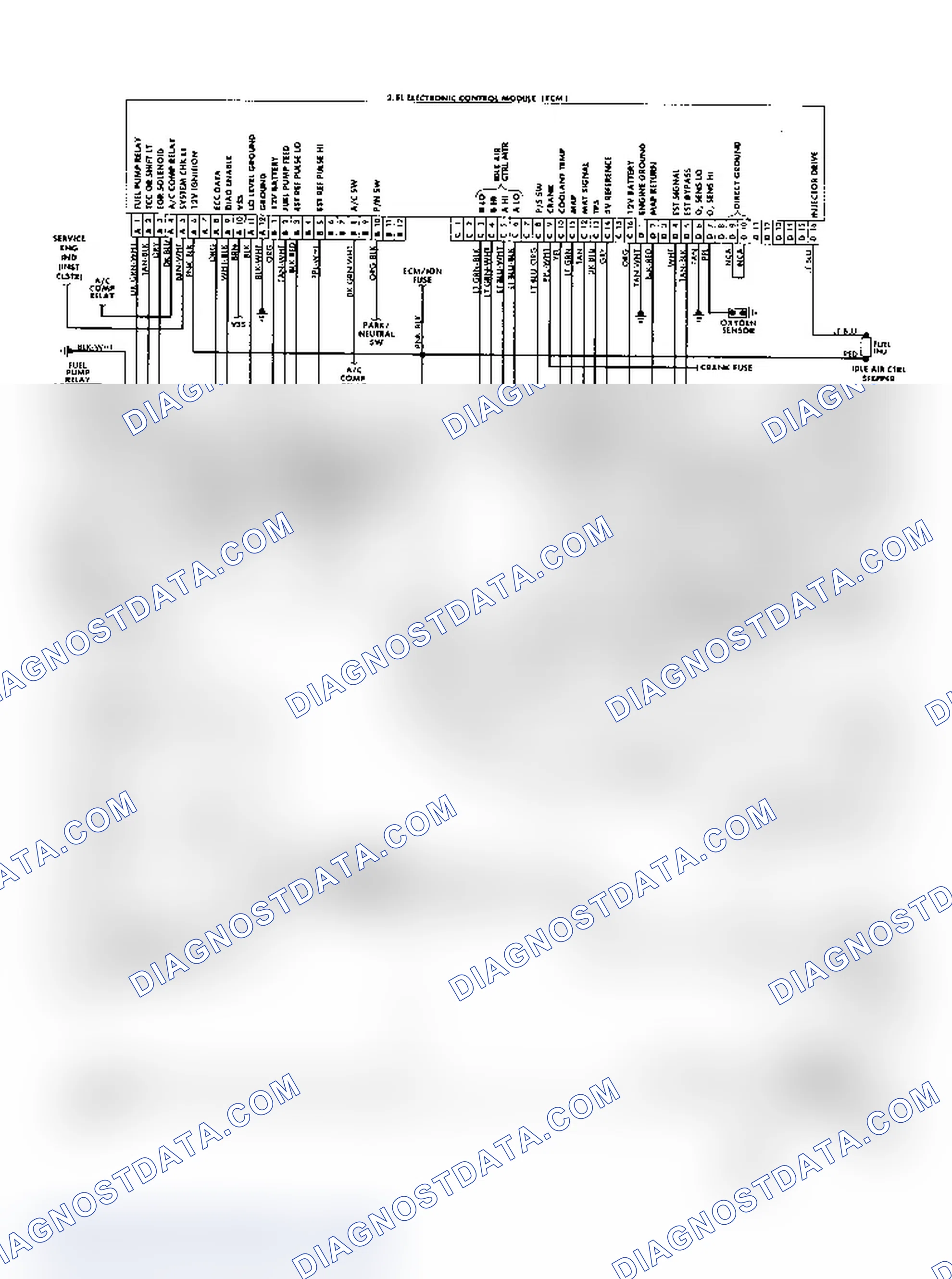 Scheme 157: "S/T" Series (2.5L) Wiring Diagram