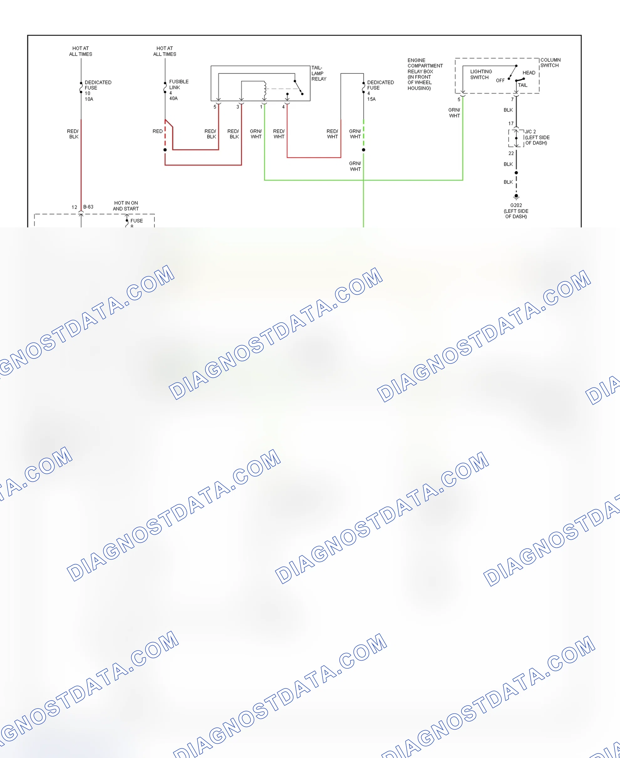 Fig. 1: Warning Systems Wiring Diagram (Avenger & Sebring Coupe)