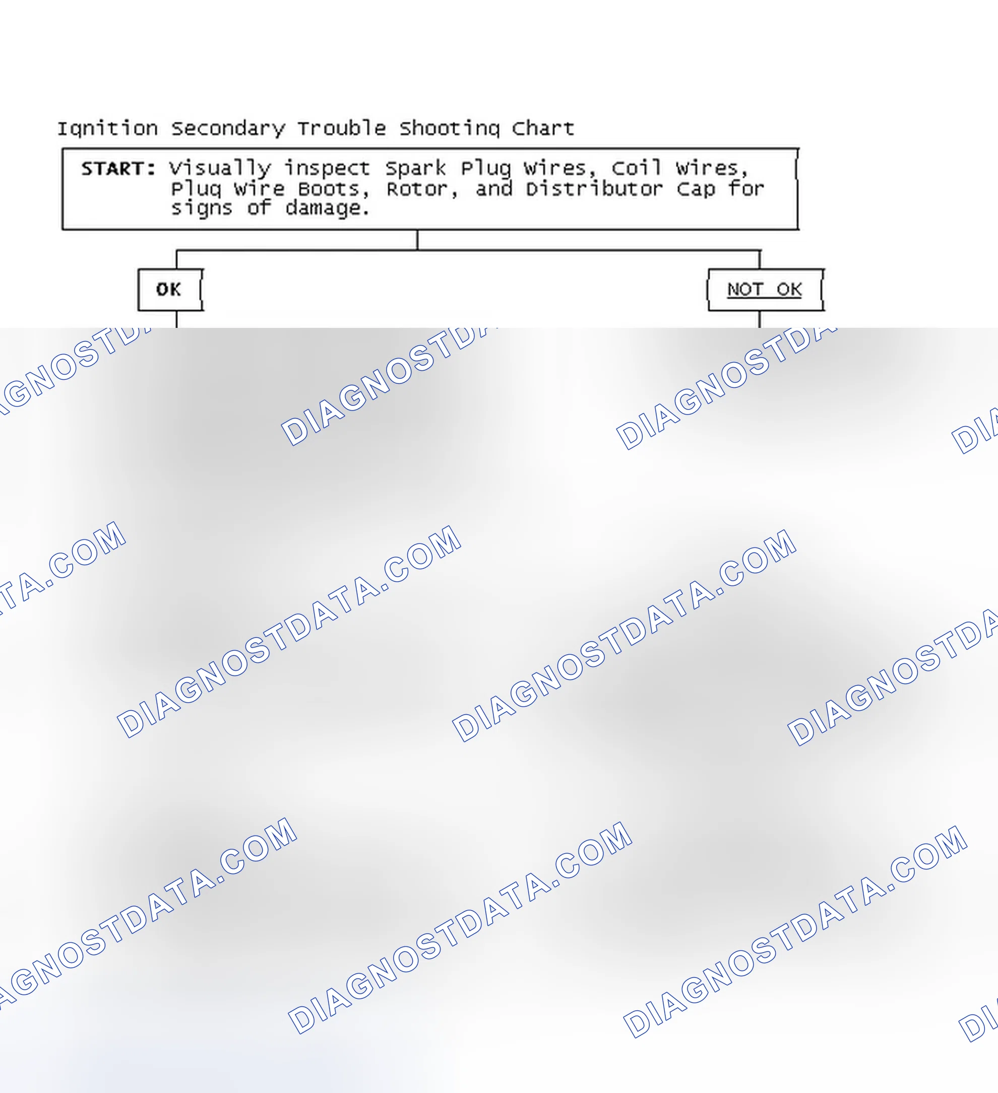 Scheme 1: Ignition Secondary Trouble Shooting Chart