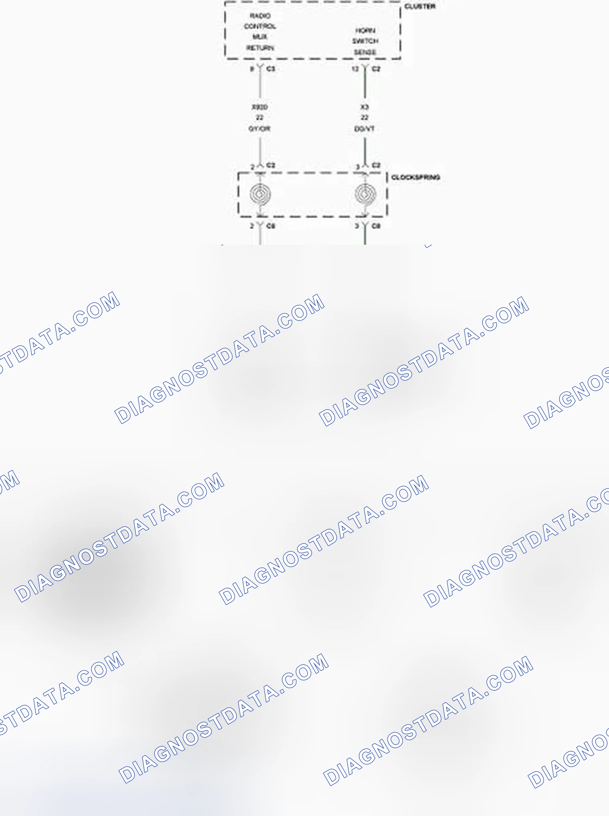 Scheme 48: B2339-HORN SWITCH STUCK - WITHOUT EVIC