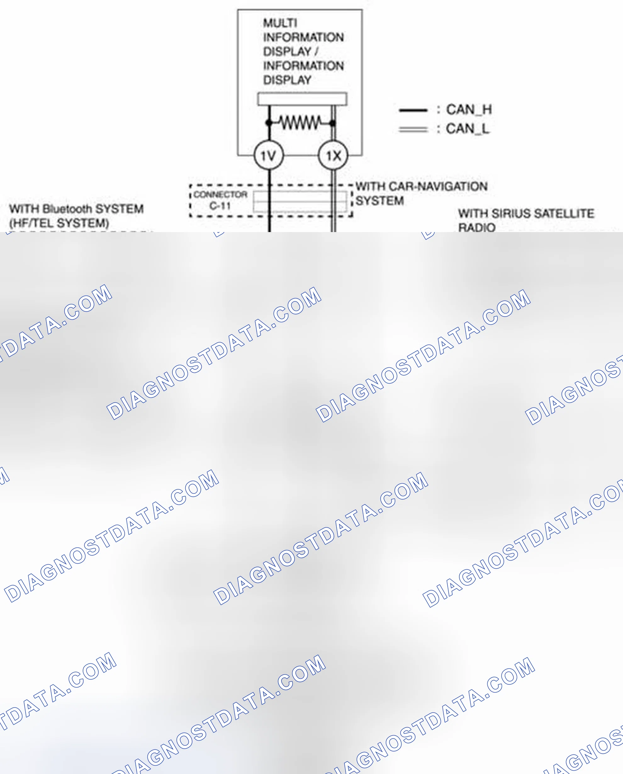 Scheme 9: MS-CAN Short Between Circuits [Multiplex Communication System] System Wiring Diagram