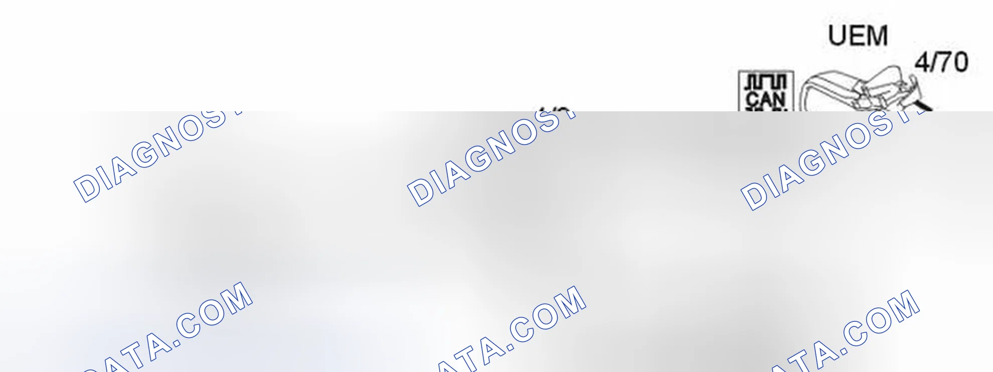 Scheme 103: ACTIVATING/DEACTIVATING THE FRONT PASSENGER AIRBAG (NOT USA/CDN)