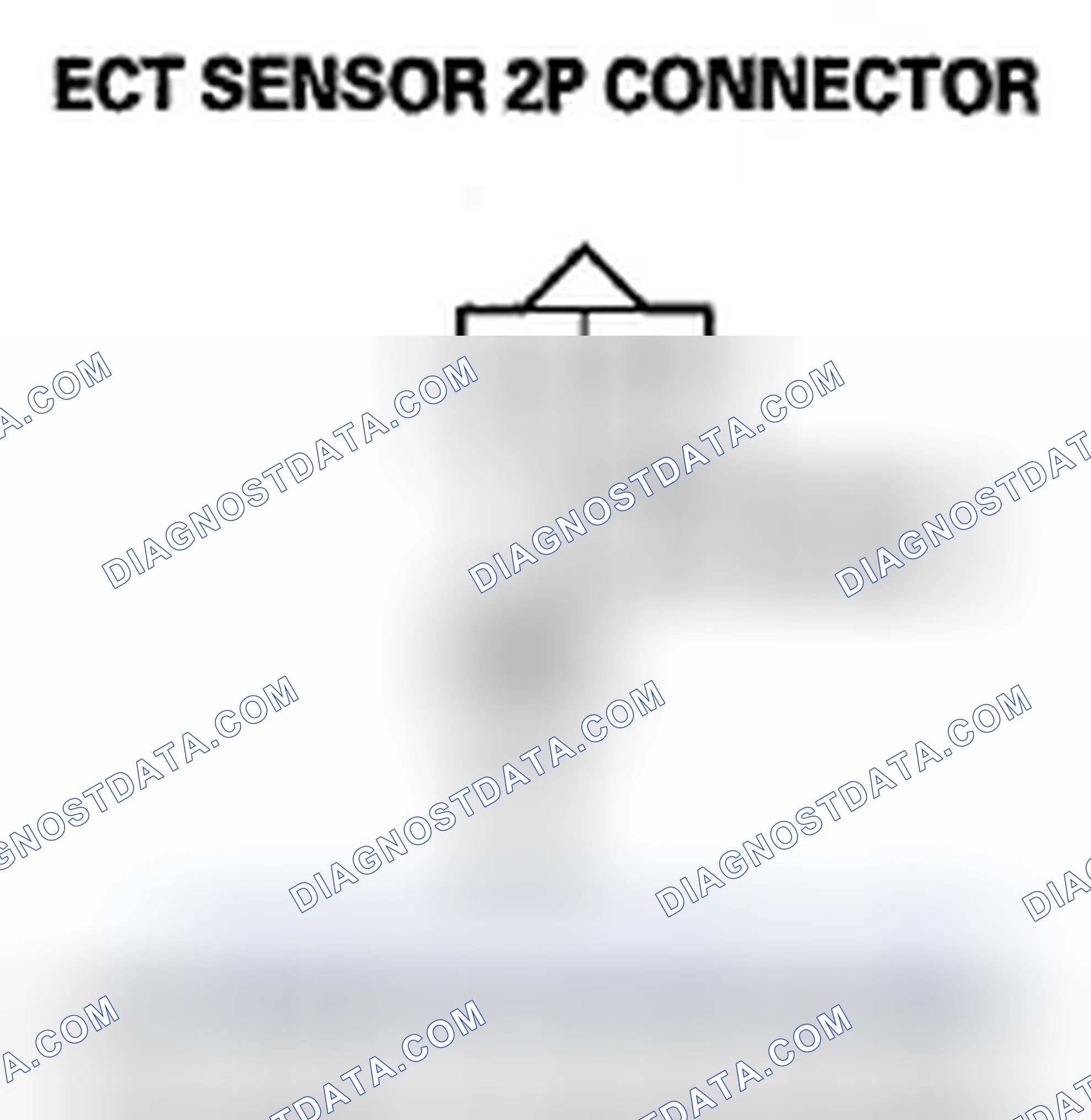 Scheme 206: DTC P2184: ECT Sensor 2 Circuit Low Voltage