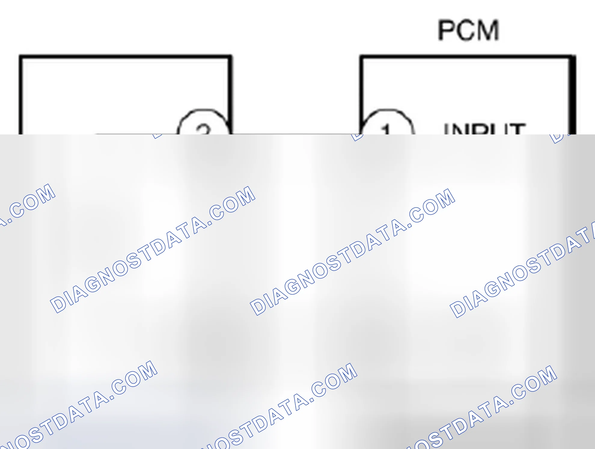 Fig. 24: Thermistor Type Circuit Diagram (IAT Sensor And ECT Sensor No.1, No.2)