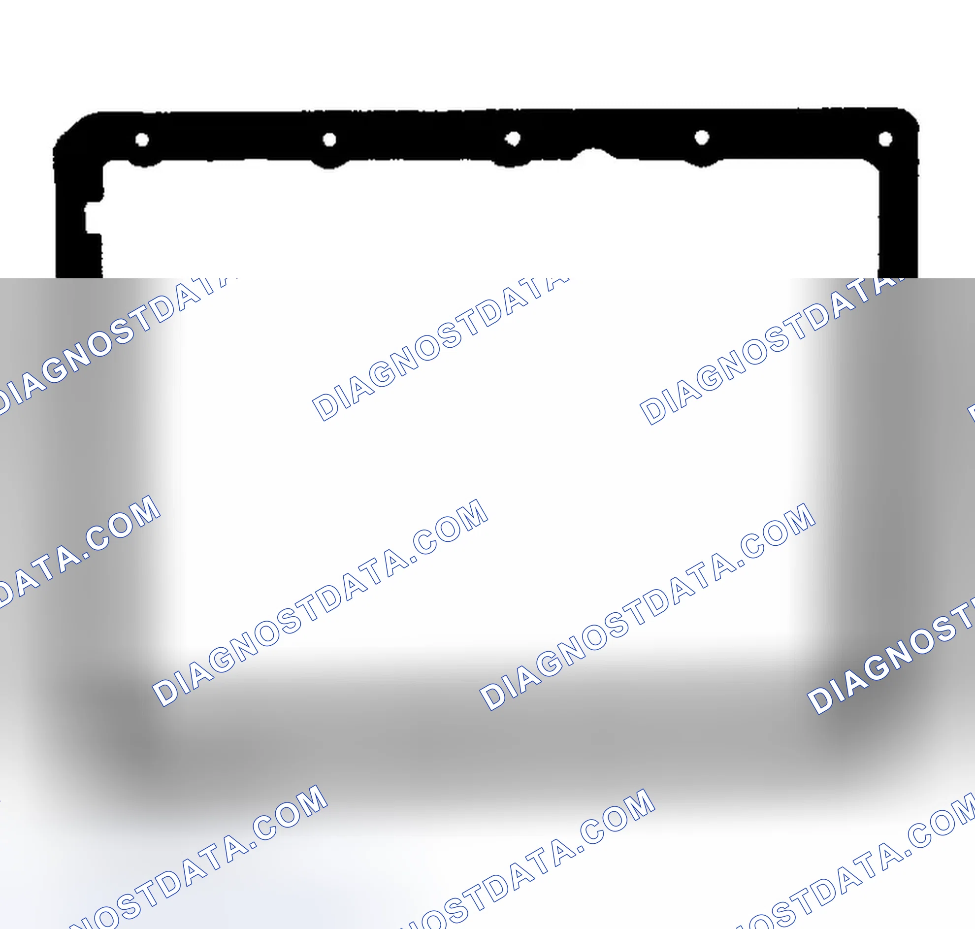 Scheme 2: Identifying Oil Pan Gasket (AW372LE)