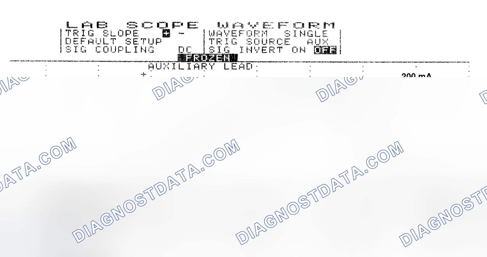 Scheme 13: Single Injector w/Normal Current Flow - Current Pattern
