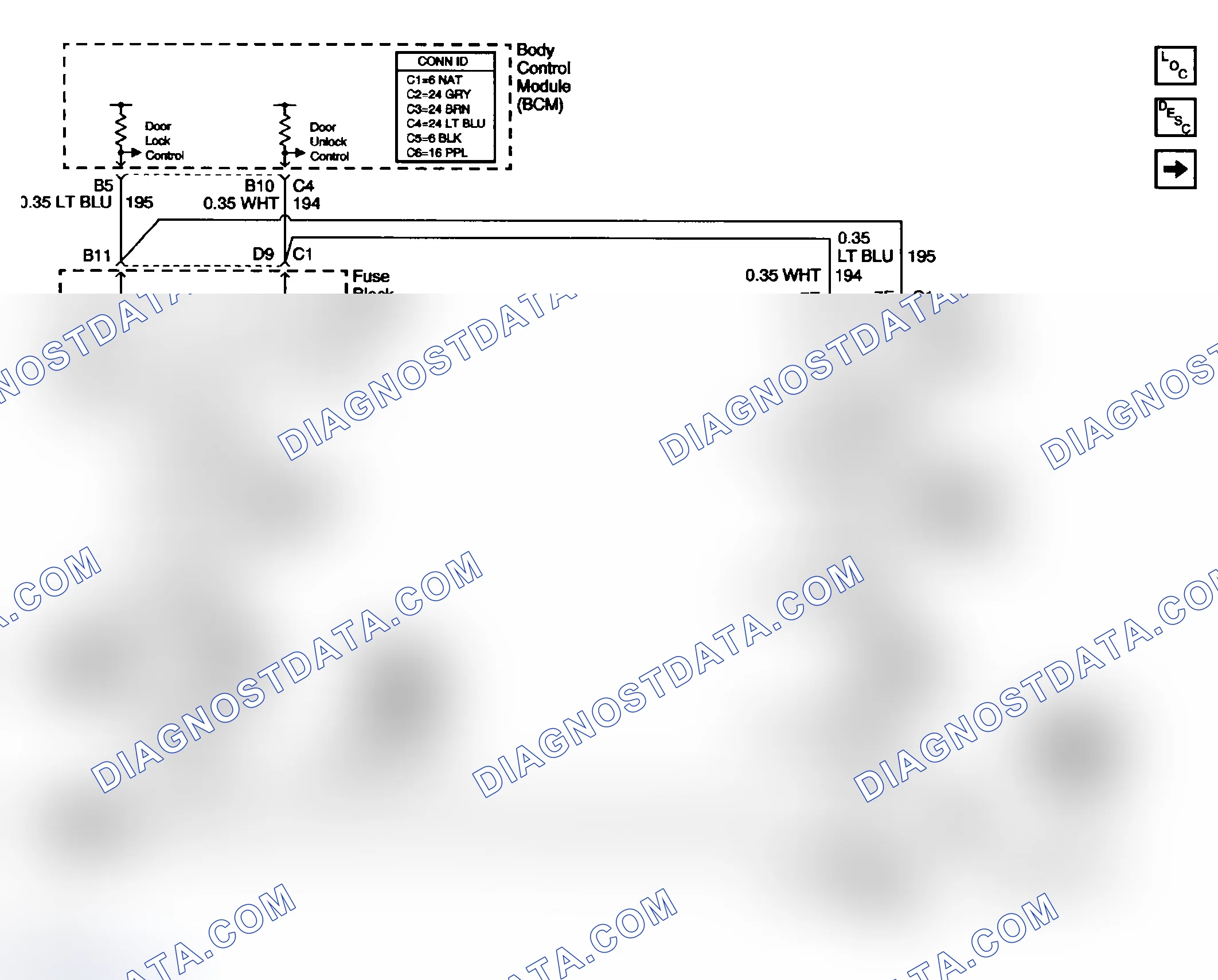 Scheme 47: Door Lock/Indicator Schematics