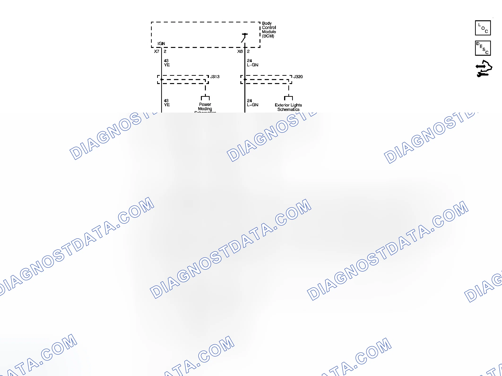 Scheme 1: Inside Rearview Mirror Schematics