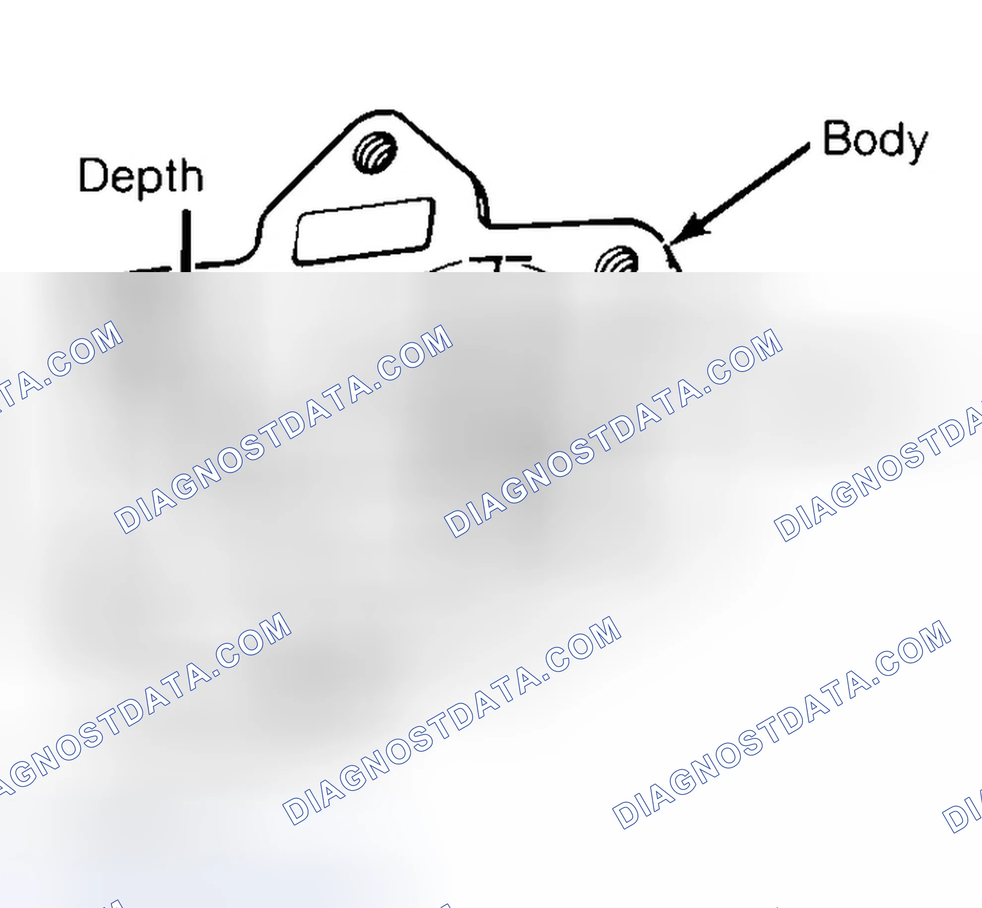 Scheme 35: Measuring Oil Pump Gear Cavity