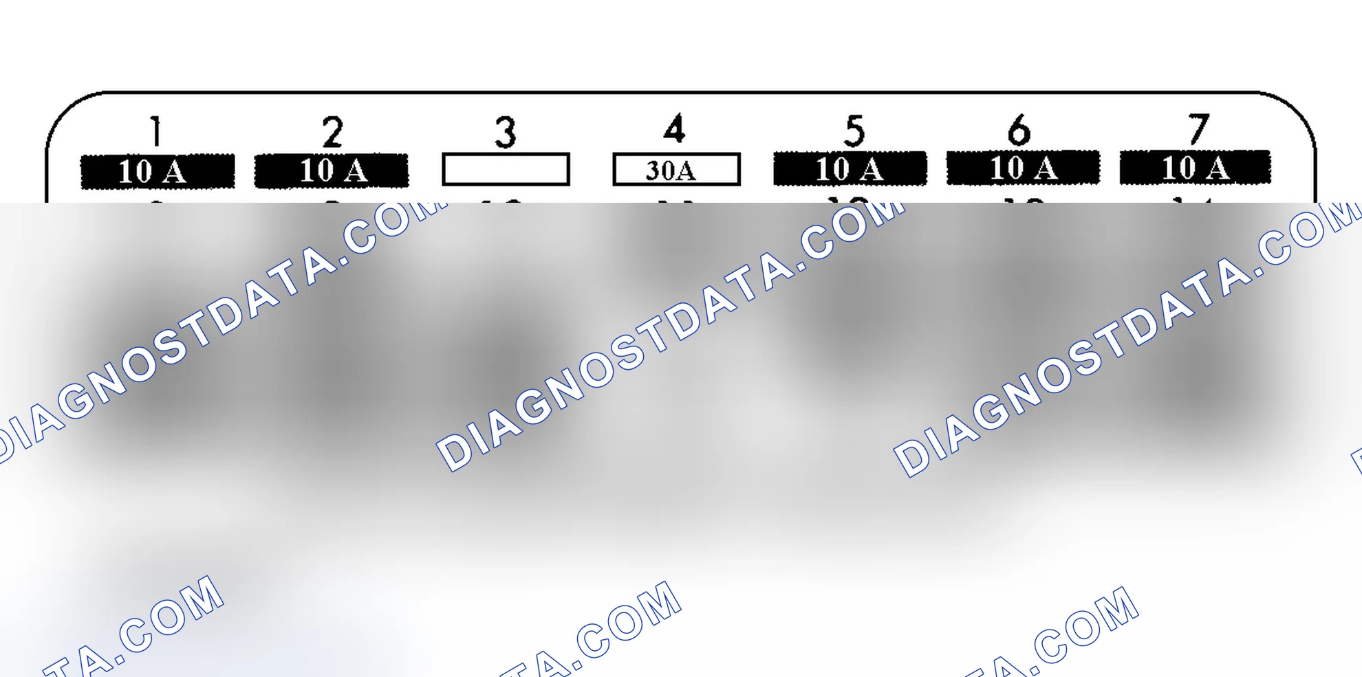 Scheme 8: TRUNK COMPARTMENT FUSE PANEL ID (1993-98 SEVILLE)