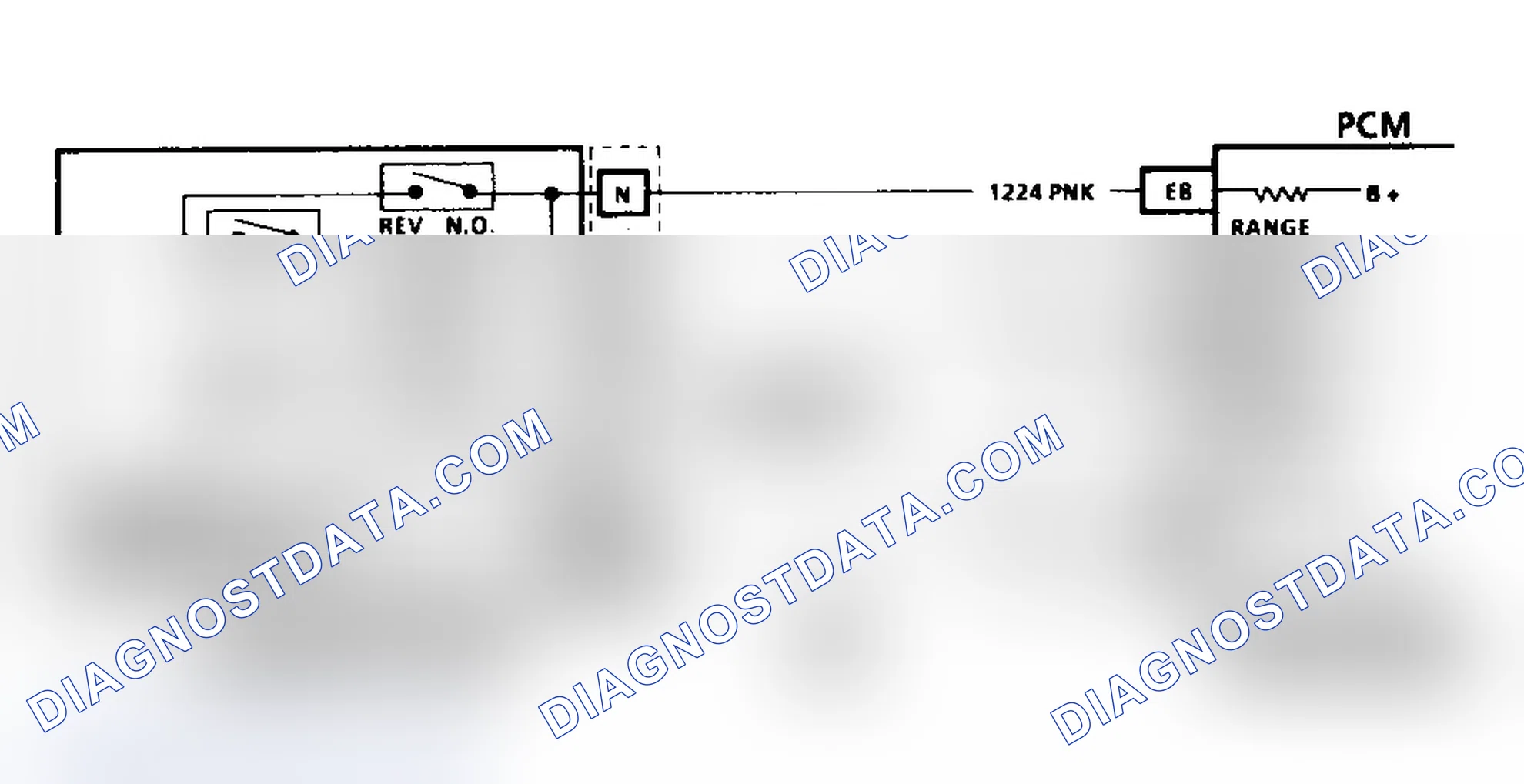Scheme 279: Code 28 Schematic (4L60-E Transmission (Diesel) Transmission Range Pressure Switch
