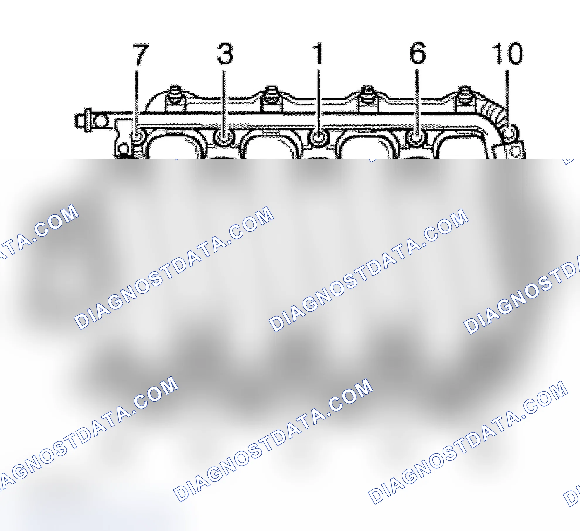 Scheme 12: Installation (4.5L V8)