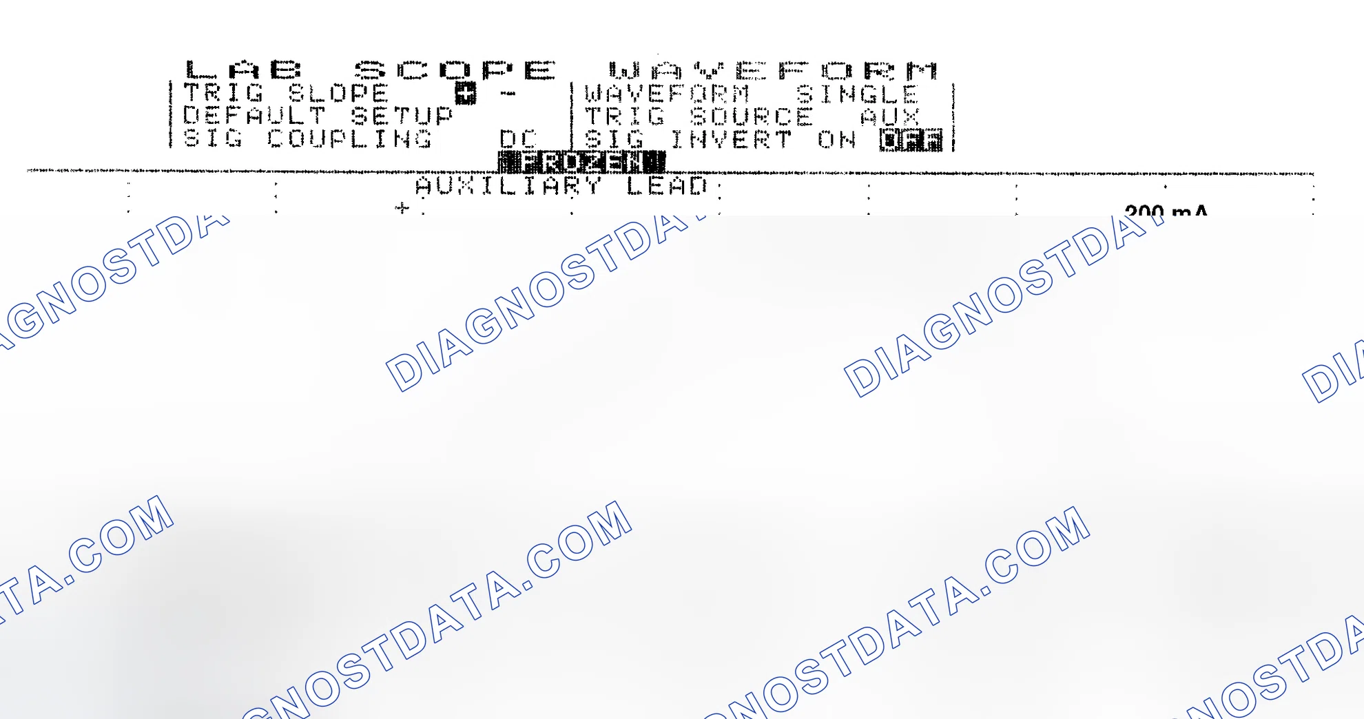 Scheme 13: Single Injector w/Normal Current Flow - Current Pattern