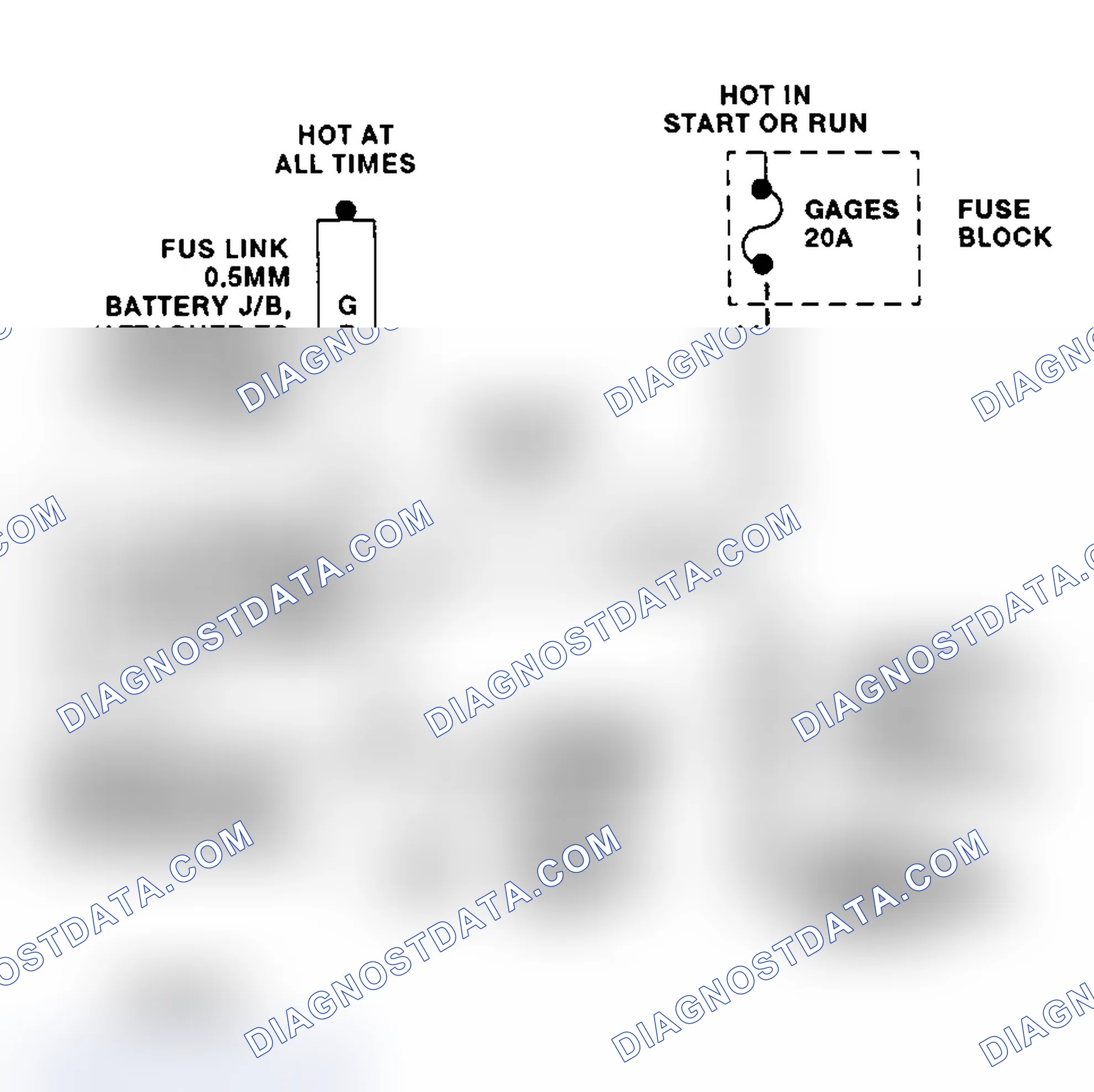 Scheme 4: Cooling Fan Circuit Wiring Diagram("C" & "K" Series - 7.4L)