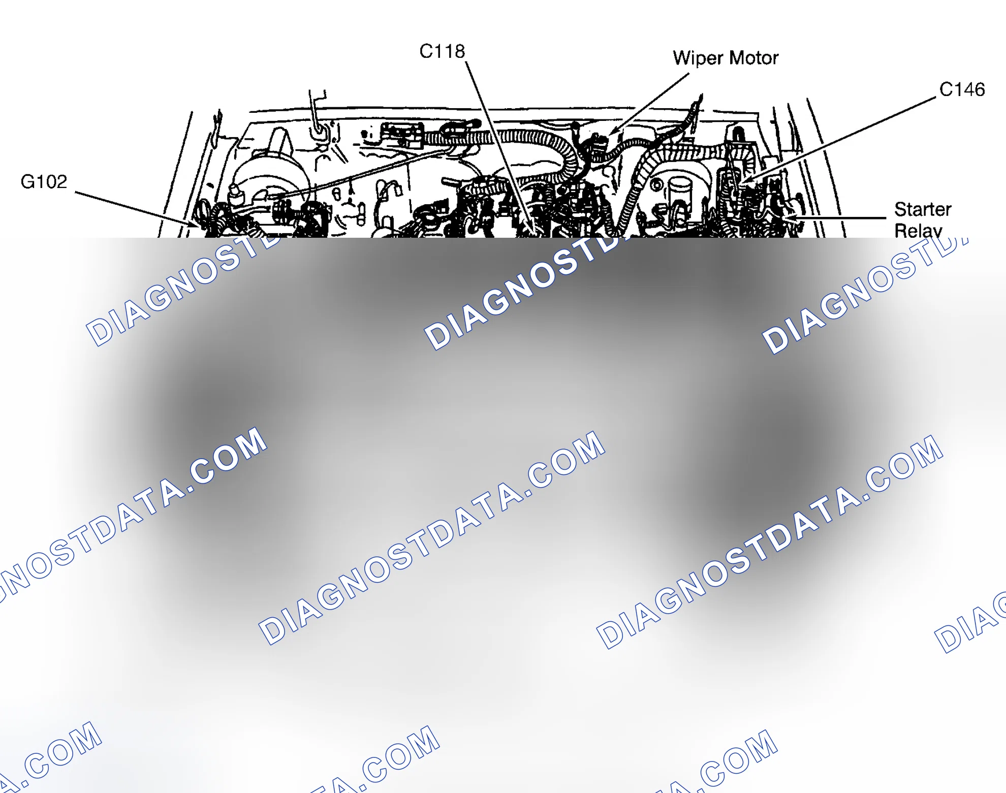 Scheme 2: Engine Compartment (4.0L EI Shown, 4.0L SOHC Similar)
