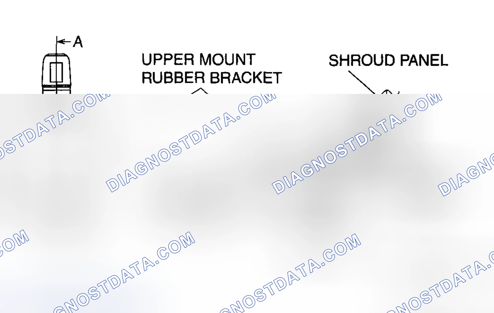 Scheme 10: Upper Mount Rubber Bracket Removal Note