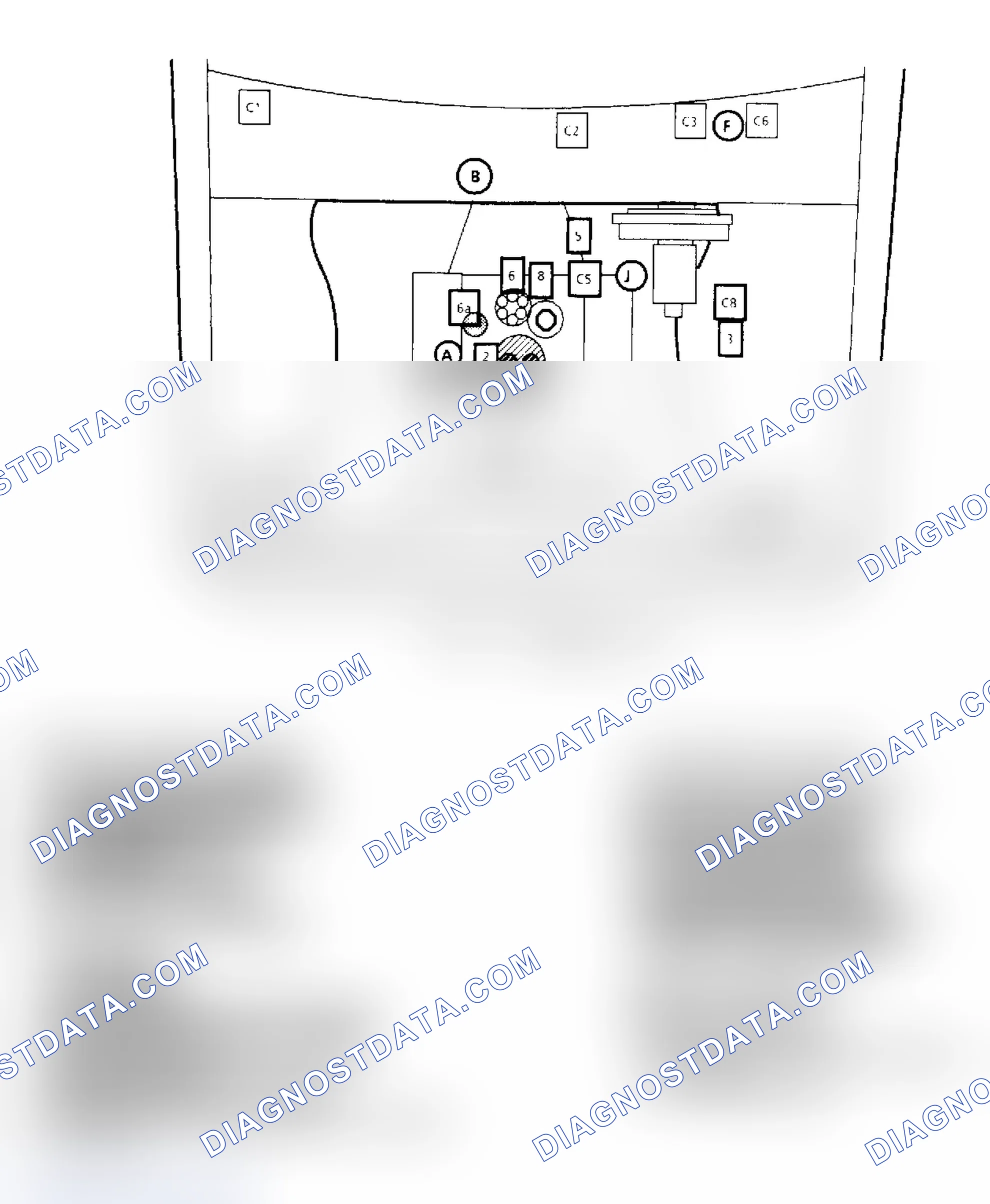 Scheme 140: Component Locations for "S/T" Series 4.3L