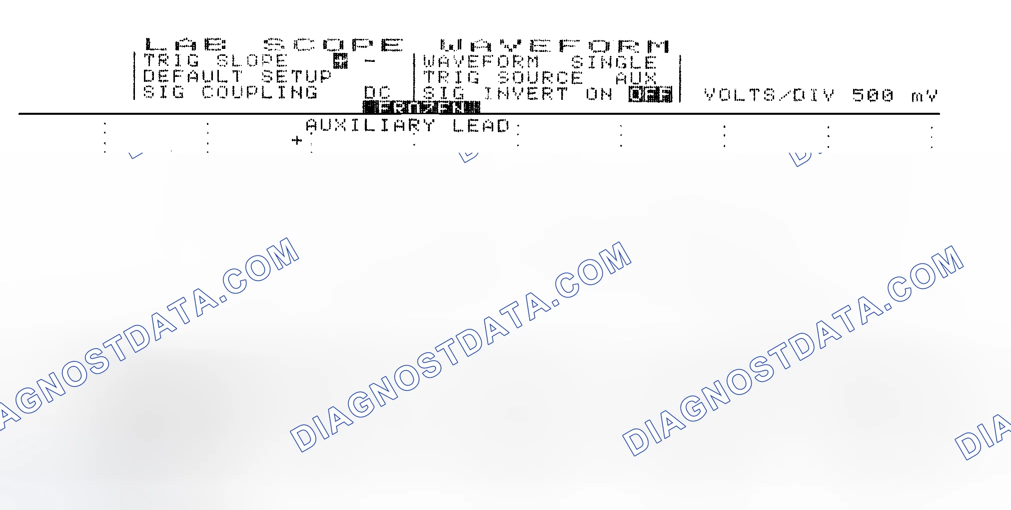 Scheme 14: Single Injector w/Excessive Current Flow - Current Pattern