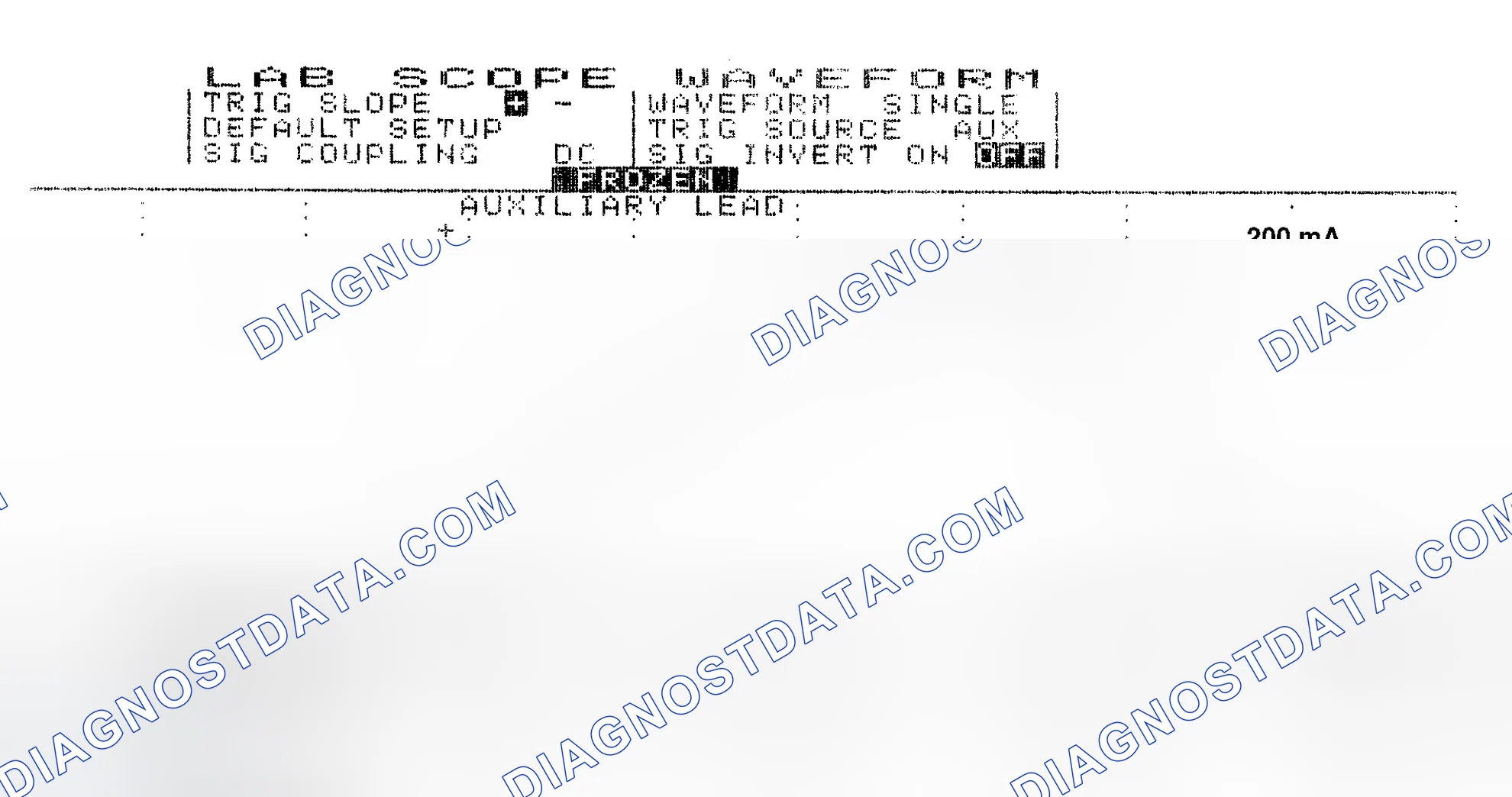 Scheme 13: Single Injector w/Normal Current Flow - Current Pattern
