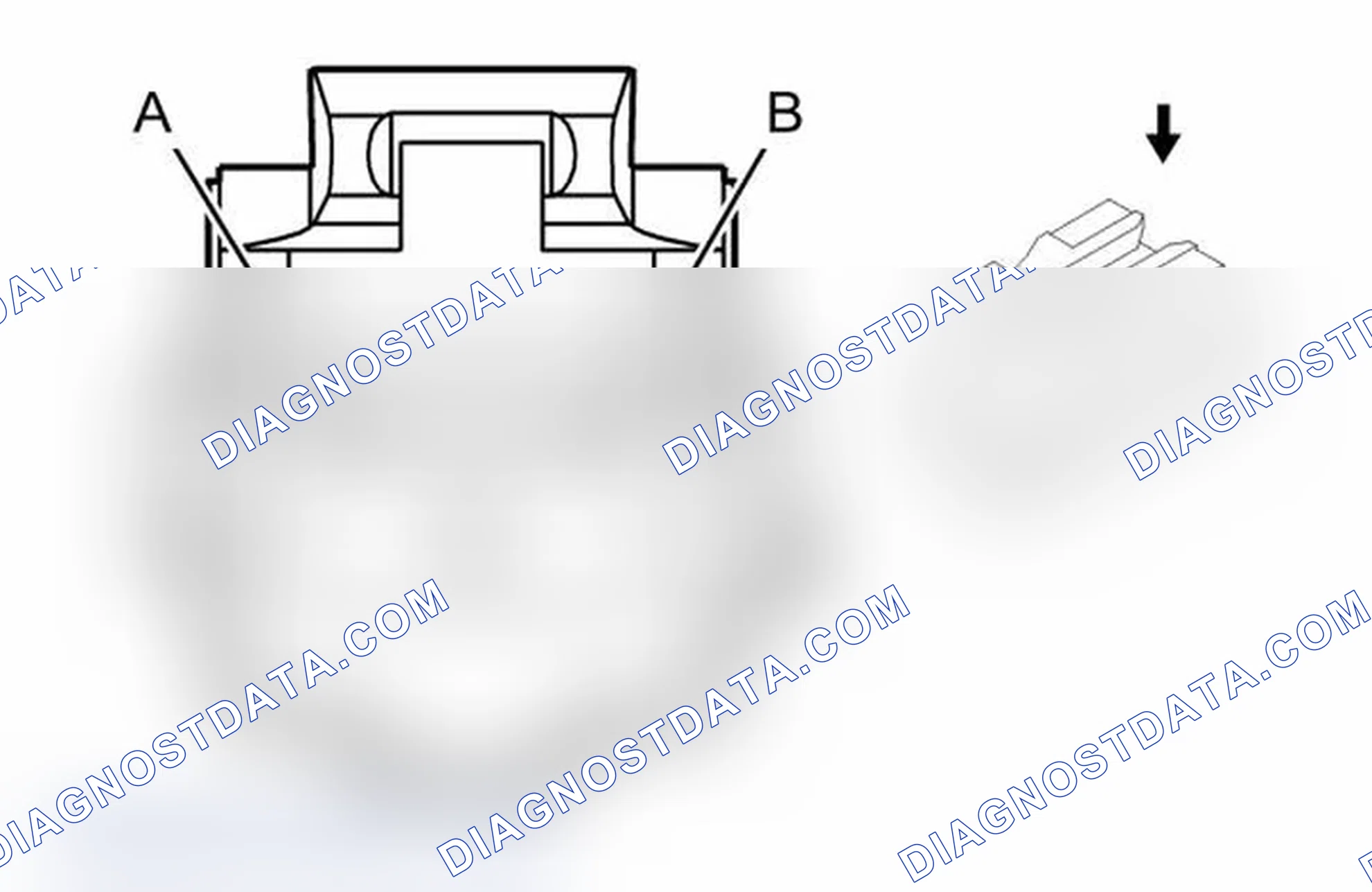 Scheme 414: Speaker - Rear Subwoofer (Sedan with UQA)