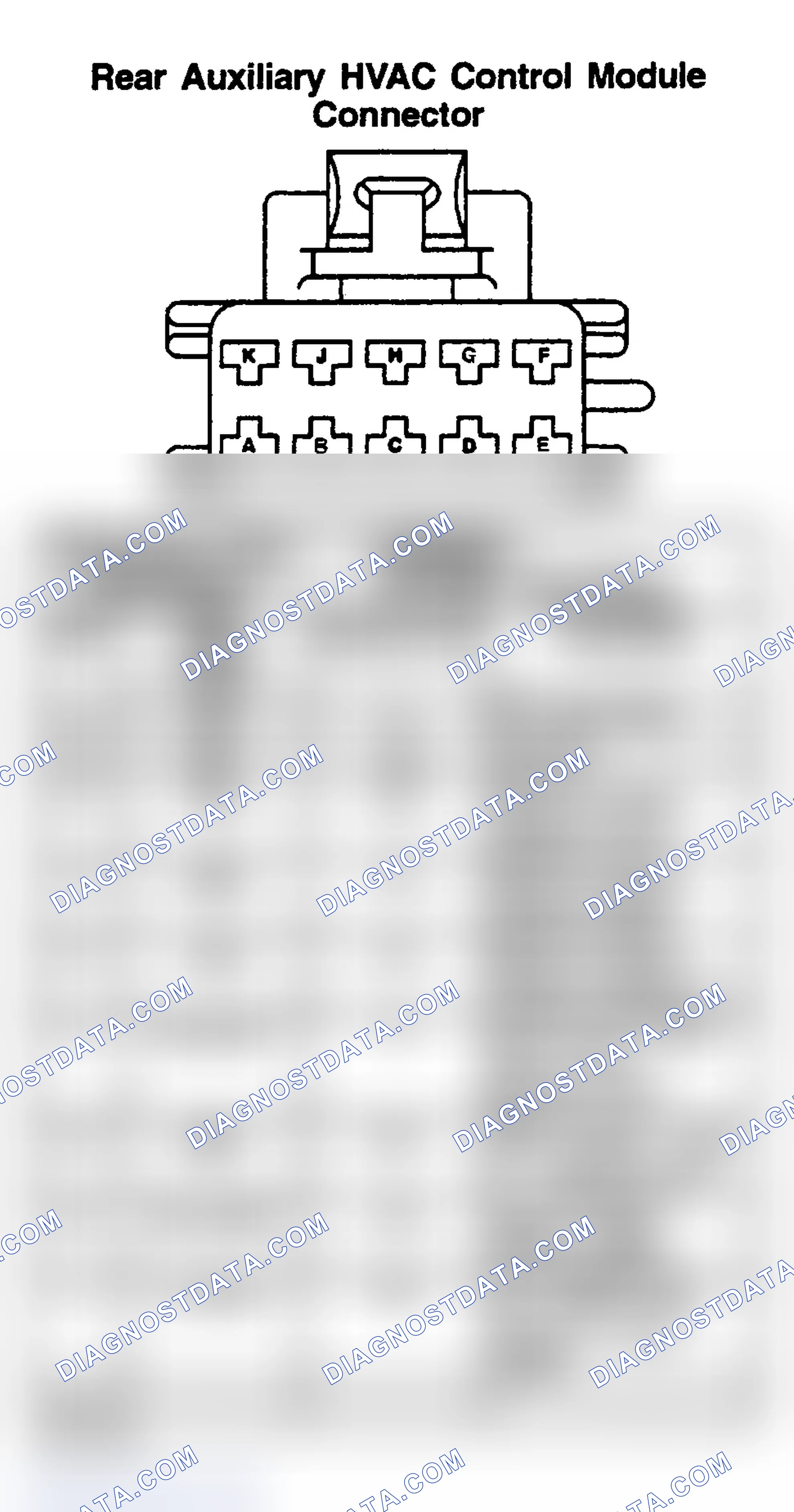 Scheme 234: REAR AUXILIARY HVAC CONTROL MODULE