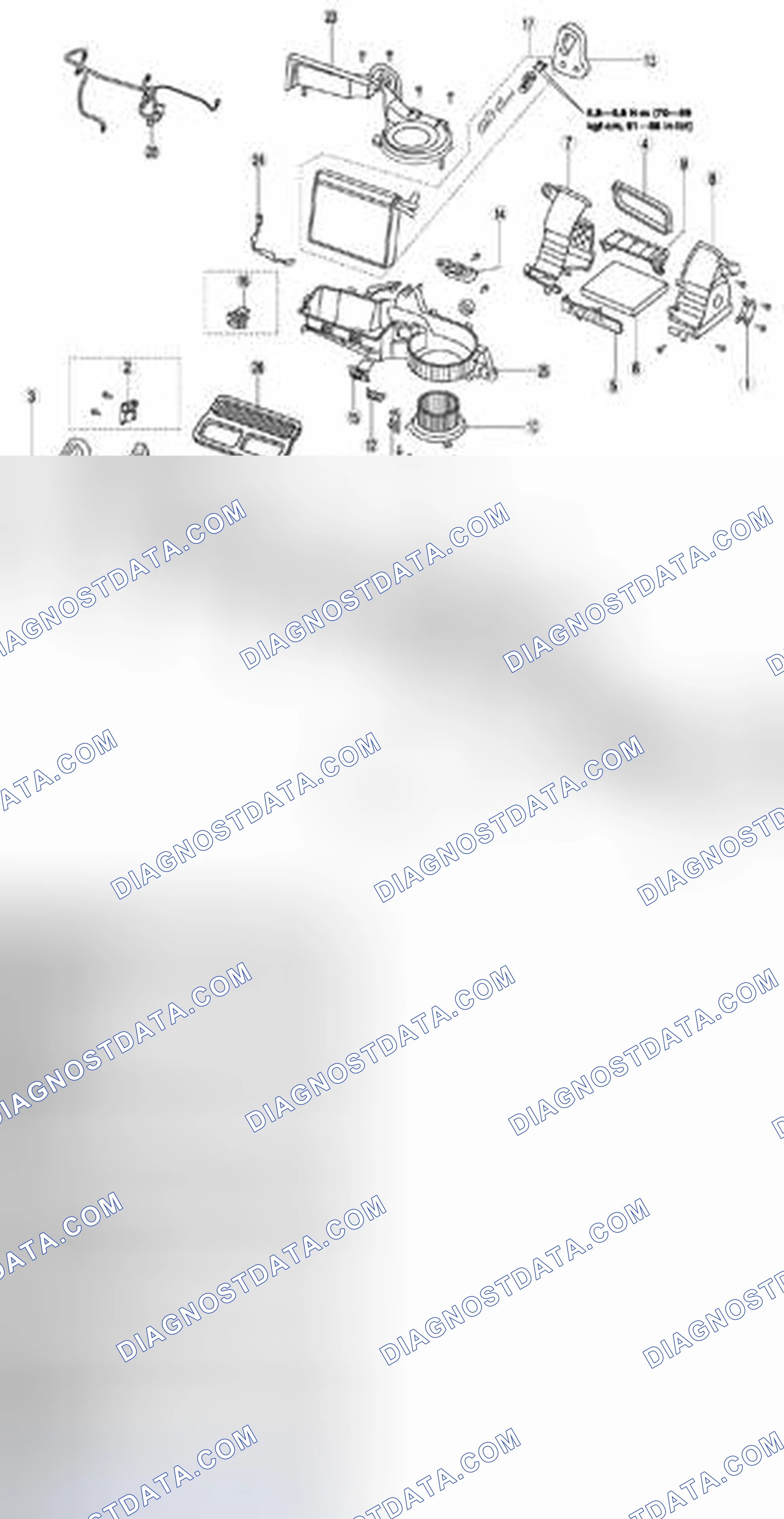 Scheme 76: A/C UNIT DISASSEMBLY/ASSEMBLY