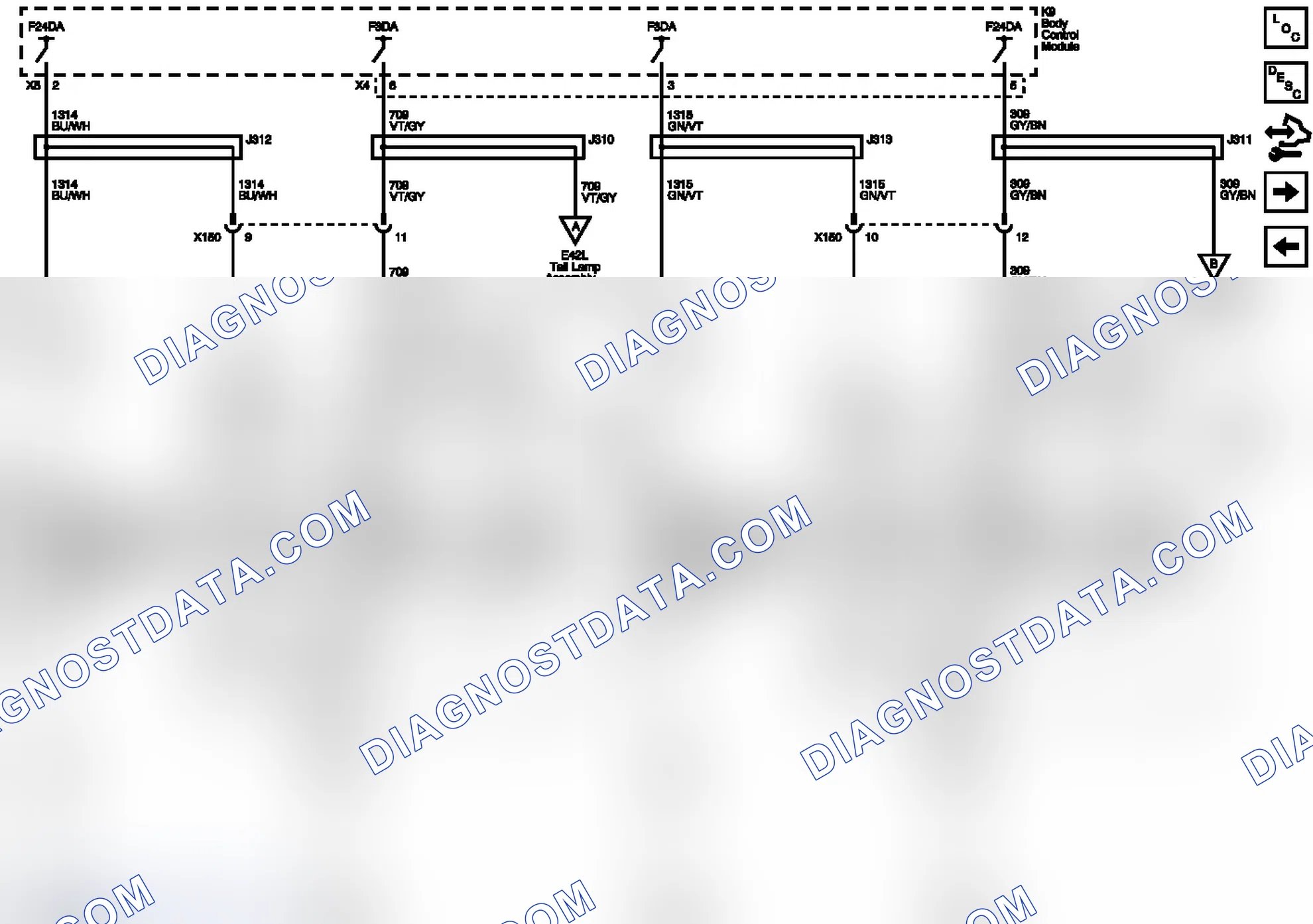 Scheme 6: Front Lamps (T4A) Wiring Schematics