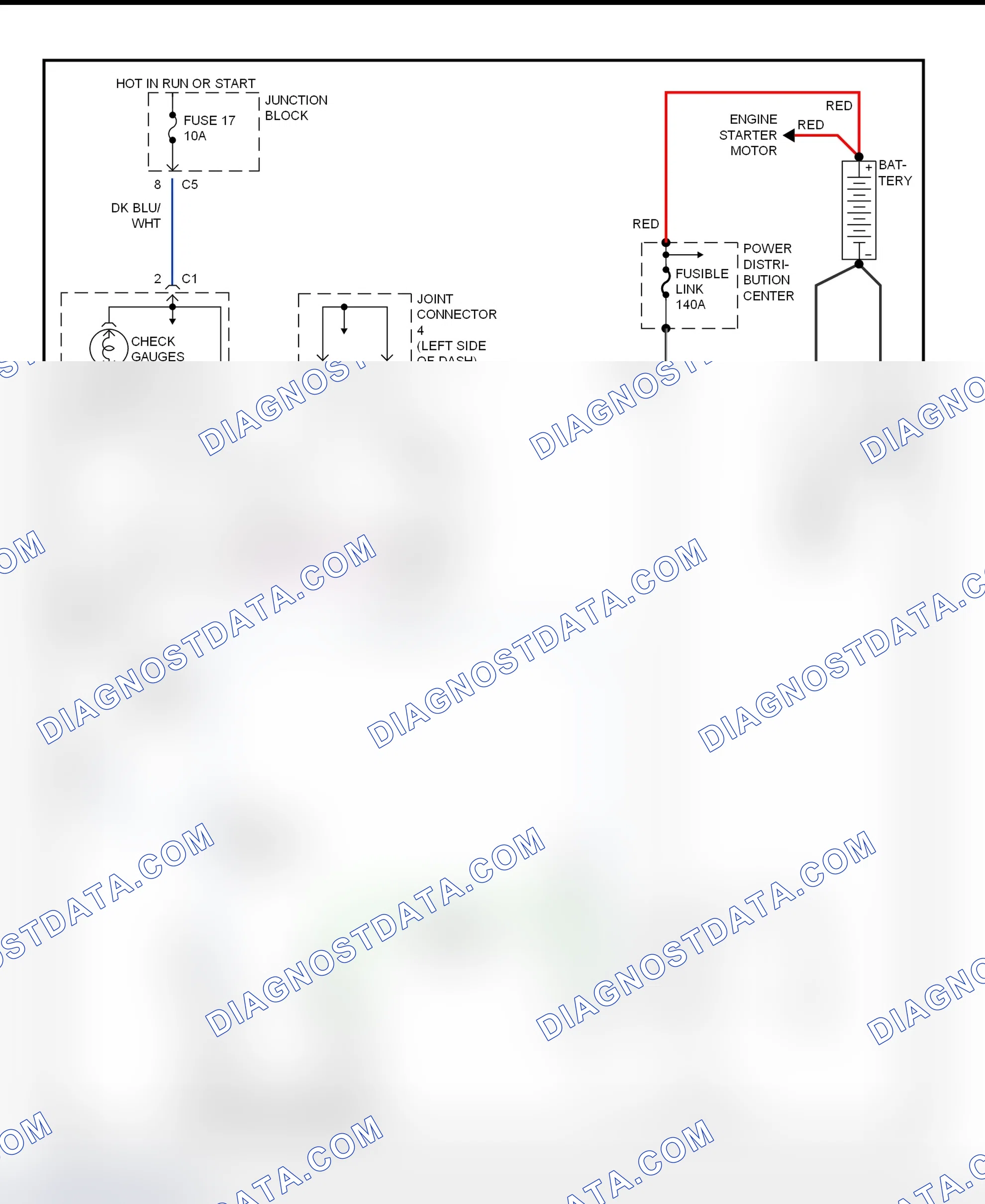 Scheme 4: Charging System Wiring Diagram (Durango)