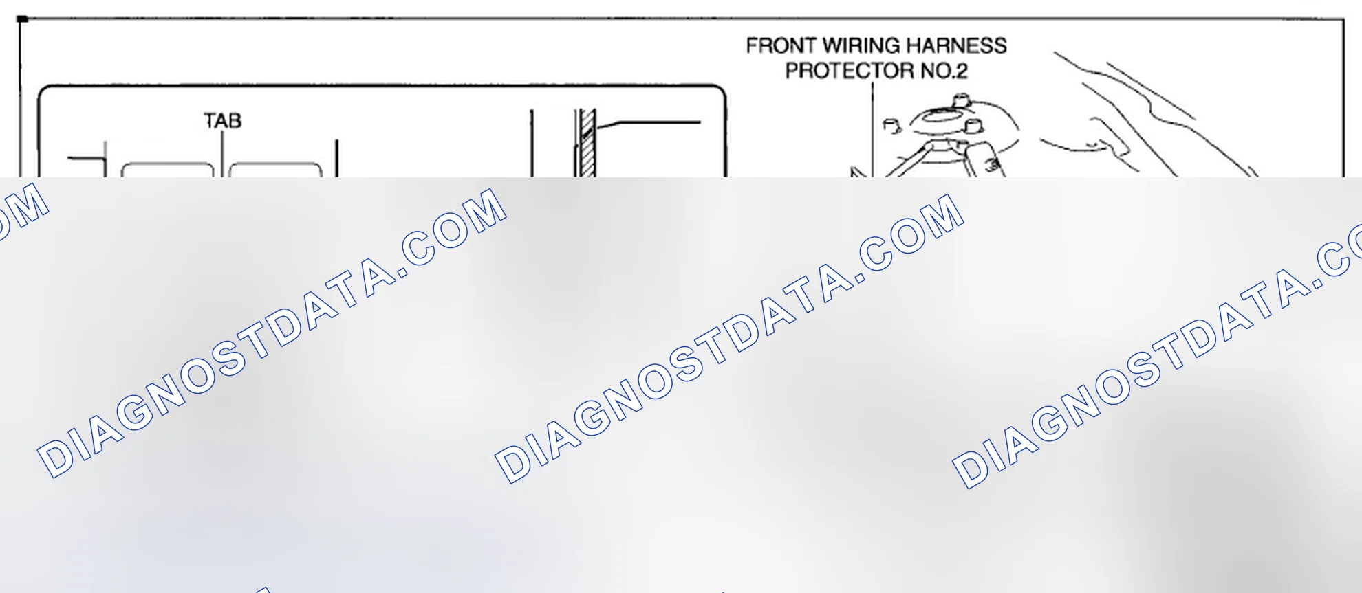 Scheme 37: Front Wiring Harness Protector No.2