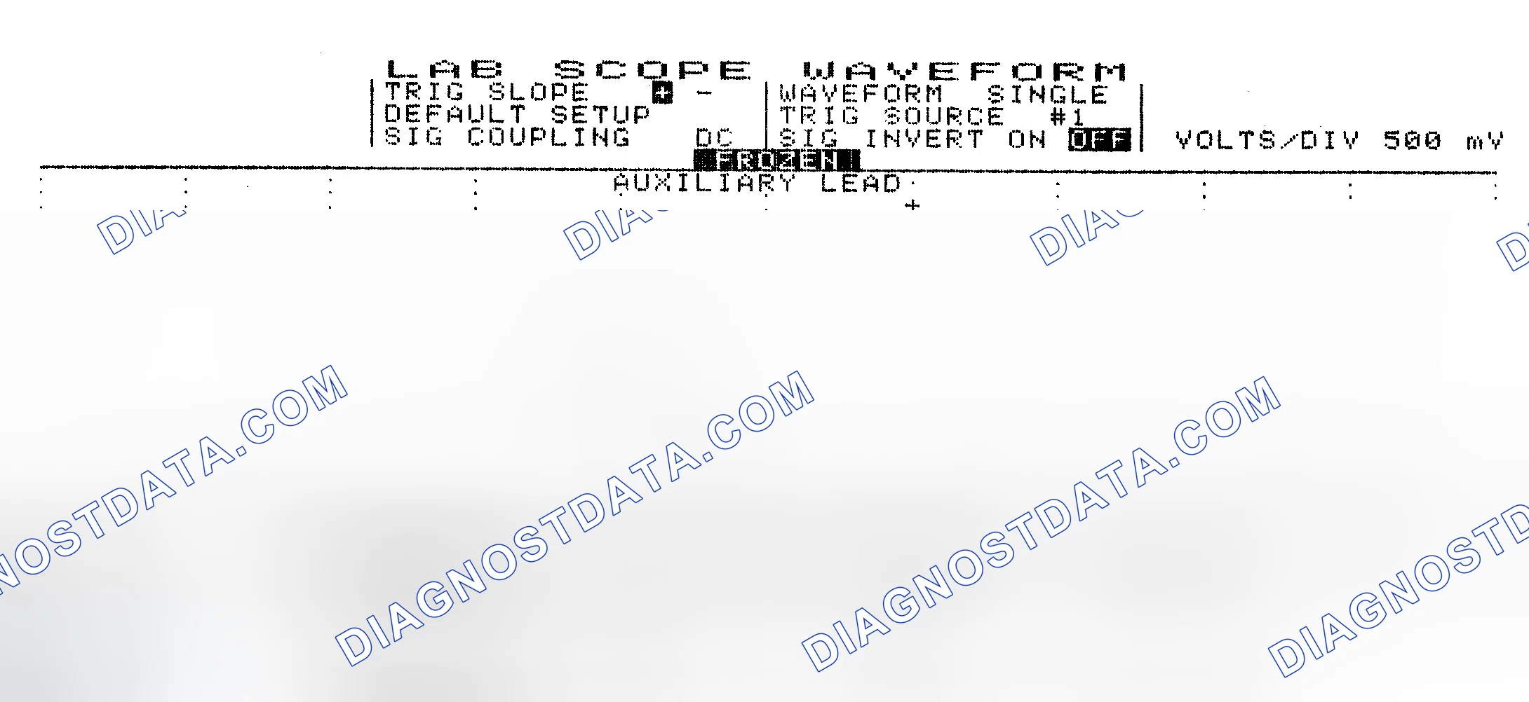 Scheme 10: Single Injector w/Excessive Current Flow - Current Pattern