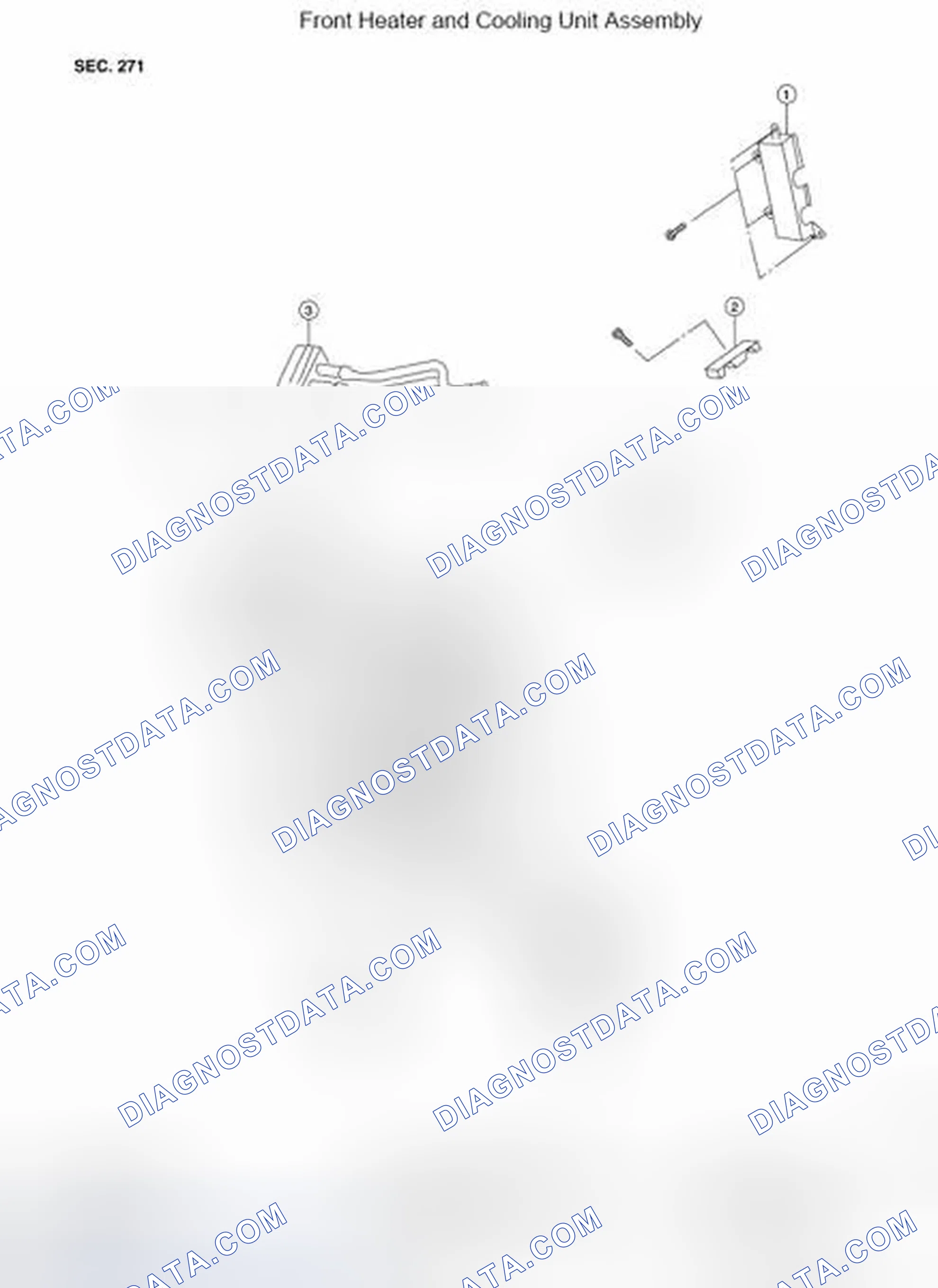 Scheme 246: Removal and Installation for Front Evaporator