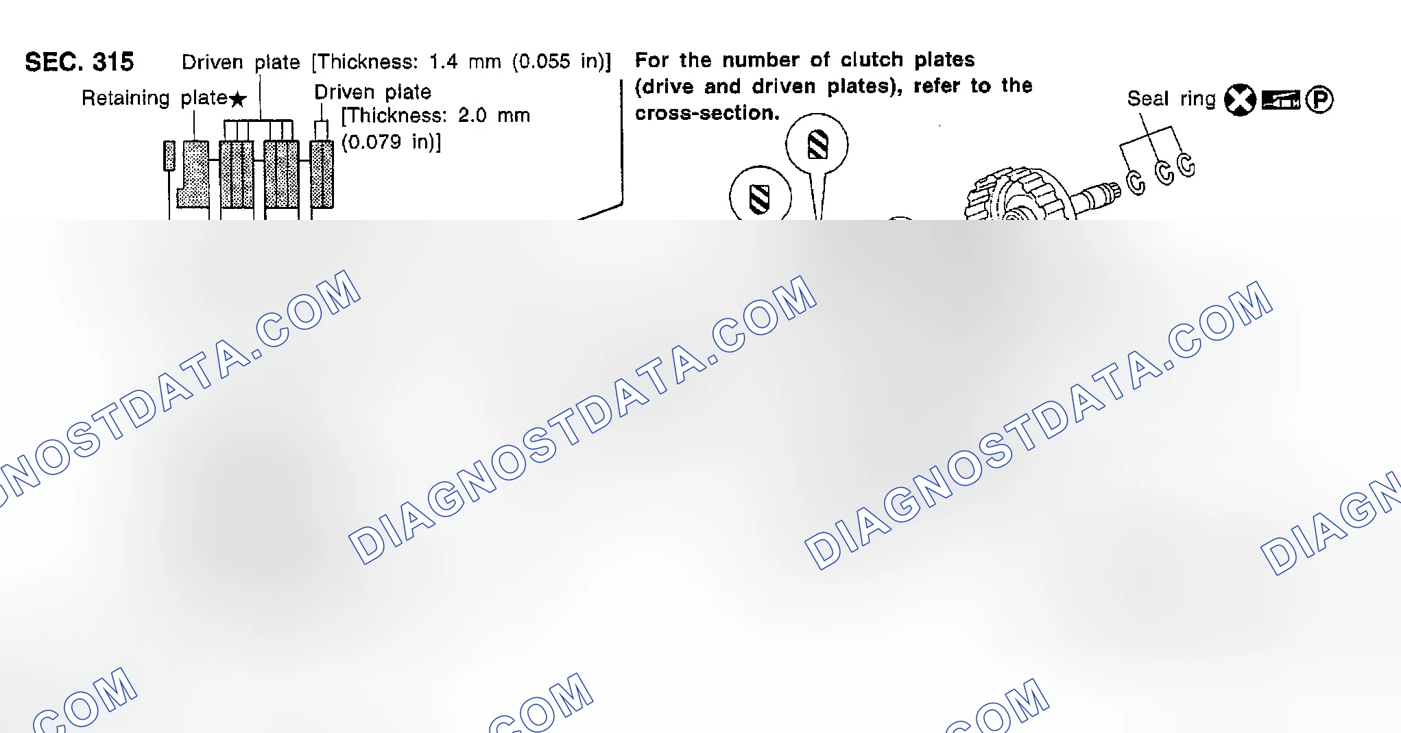 Scheme 846: HIGH CLUTCH COMPONENTS