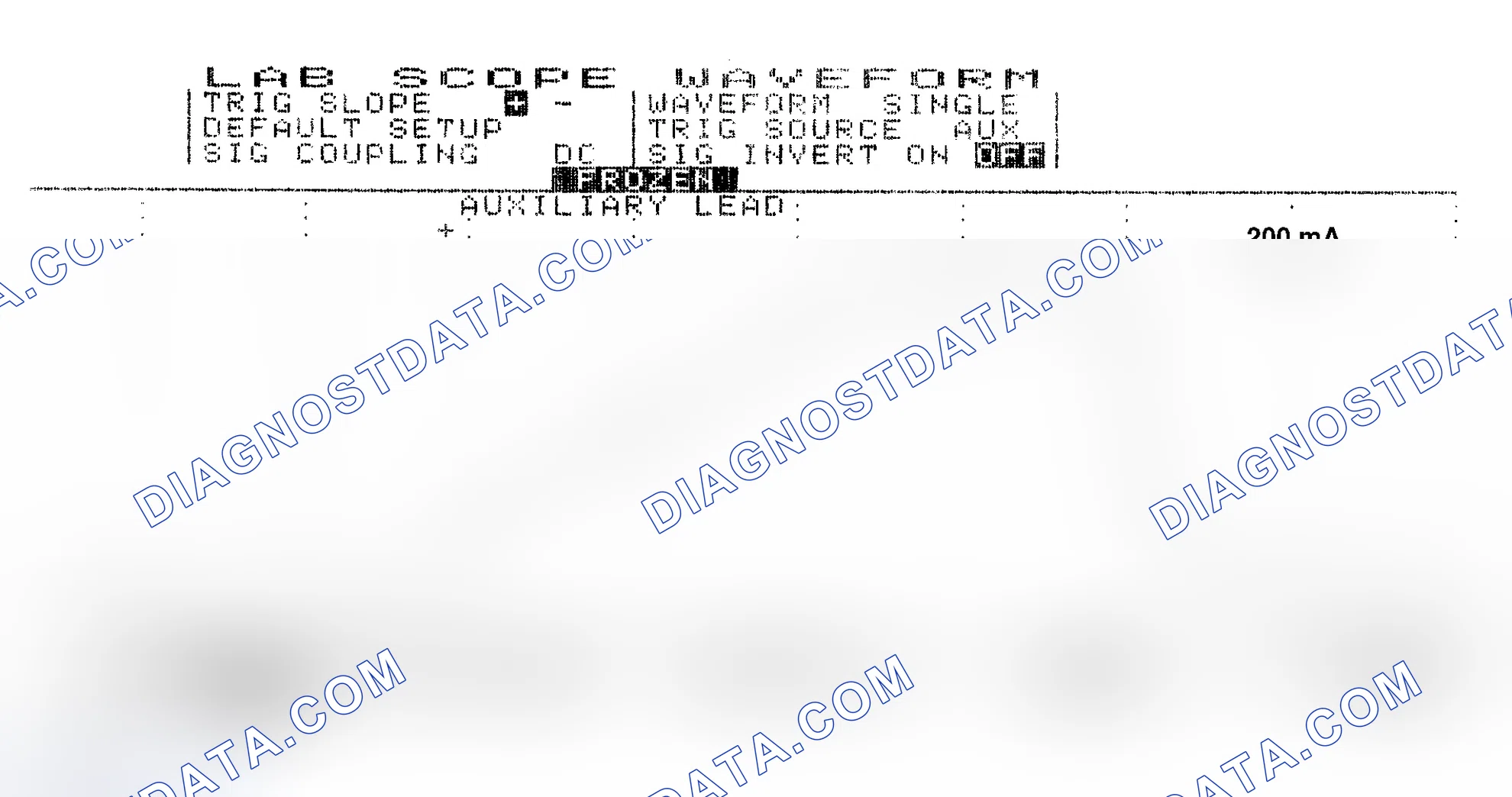 Scheme 13: Single Injector w/Normal Current Flow - Current Pattern