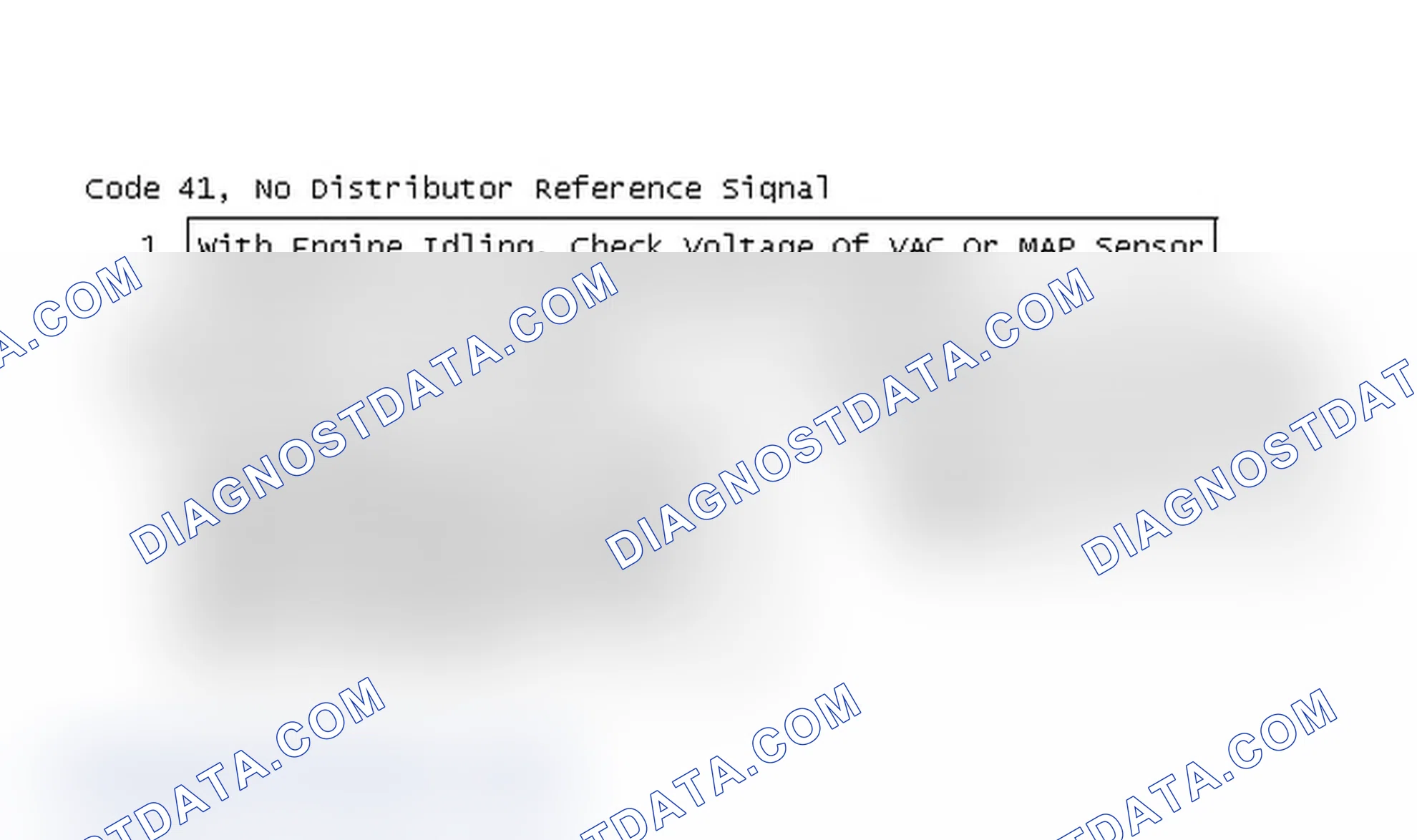 Scheme 115: Code 41, No Distributor Reference Signal