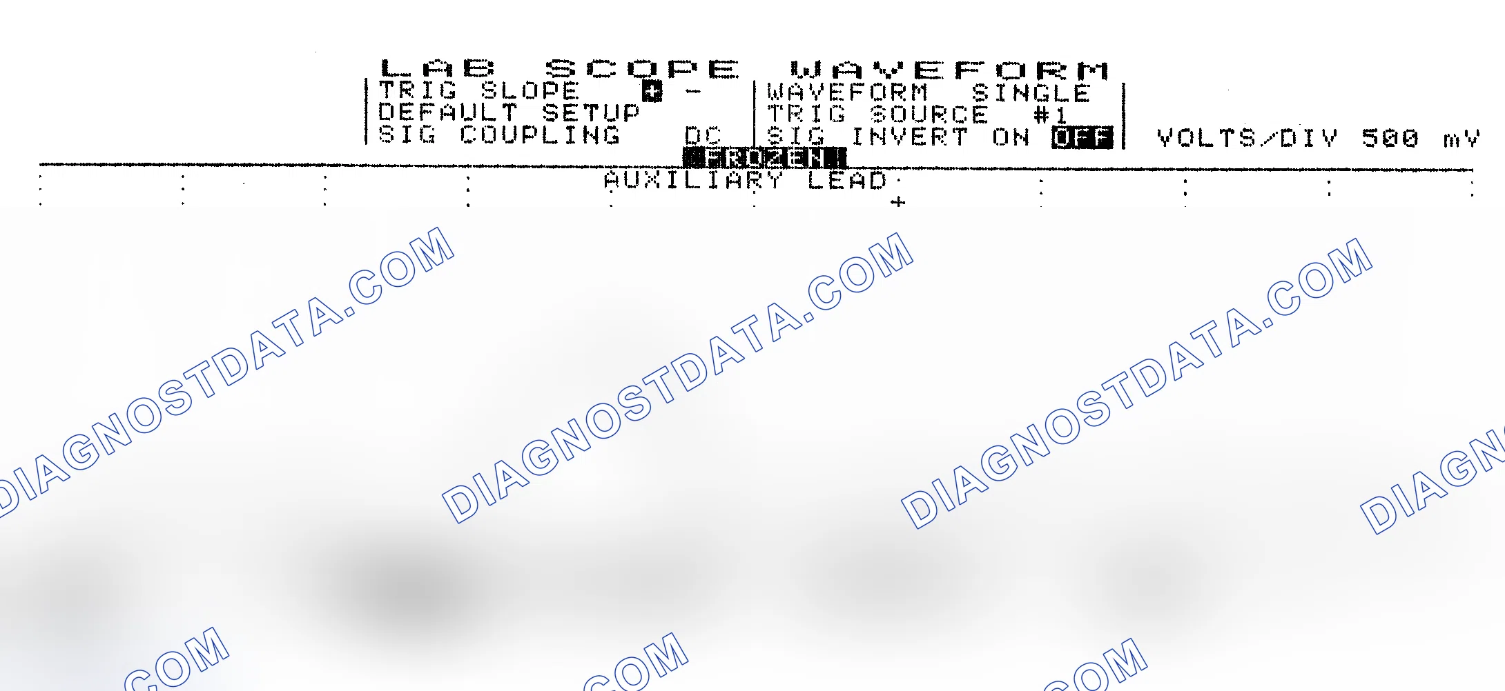 Scheme 10: Single Injector w/Excessive Current Flow - Current Pattern