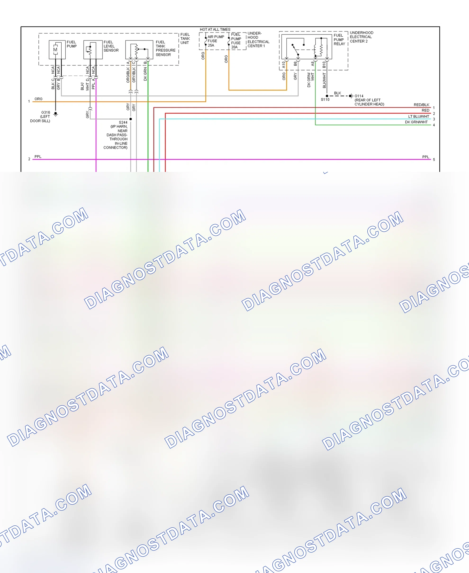 Scheme 29: PCM Wiring Diagram (Camaro & Firebird - 5.7L - 3 Of 4)