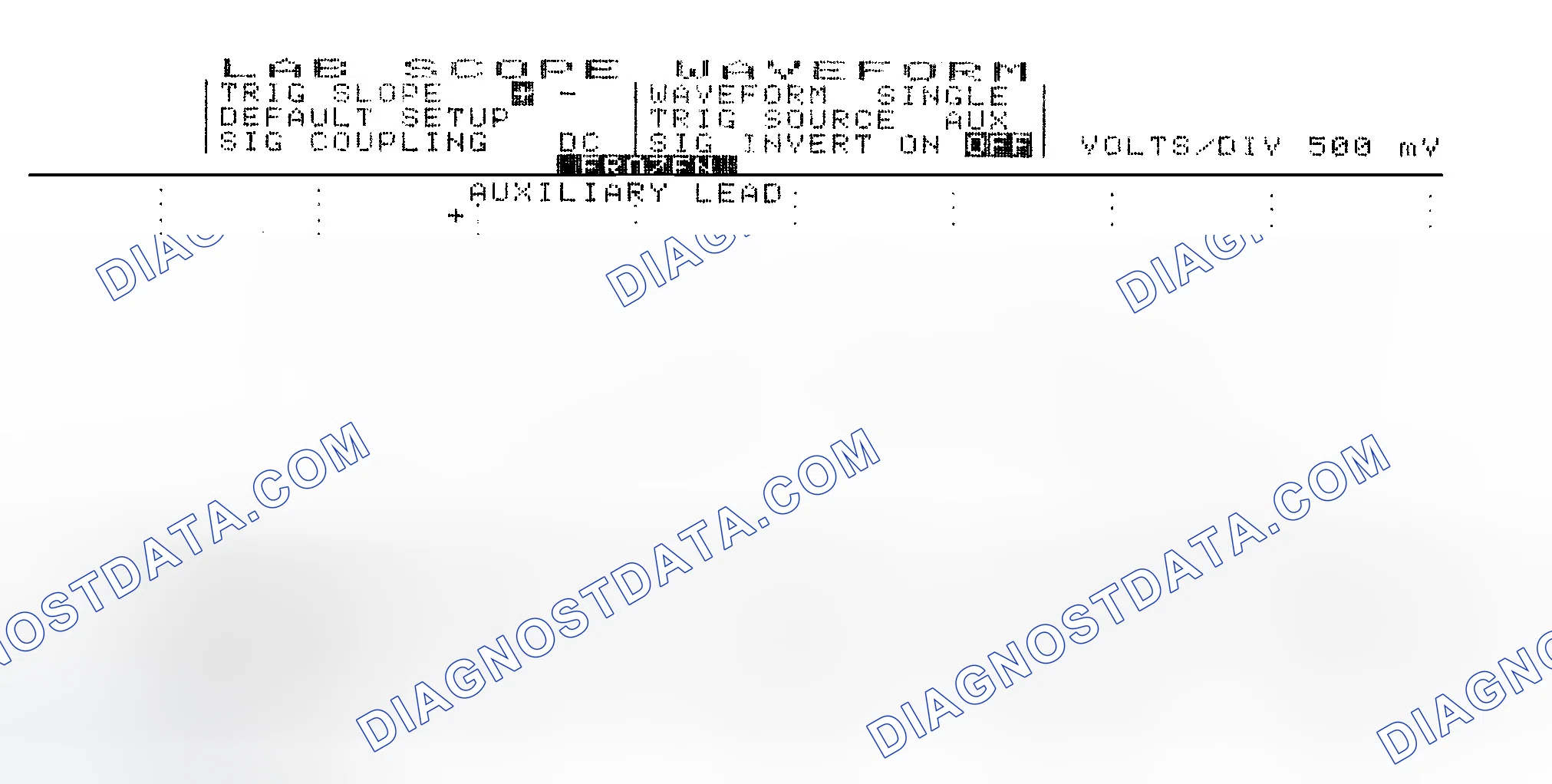 Scheme 14: Single Injector w/Excessive Current Flow - Current Pattern