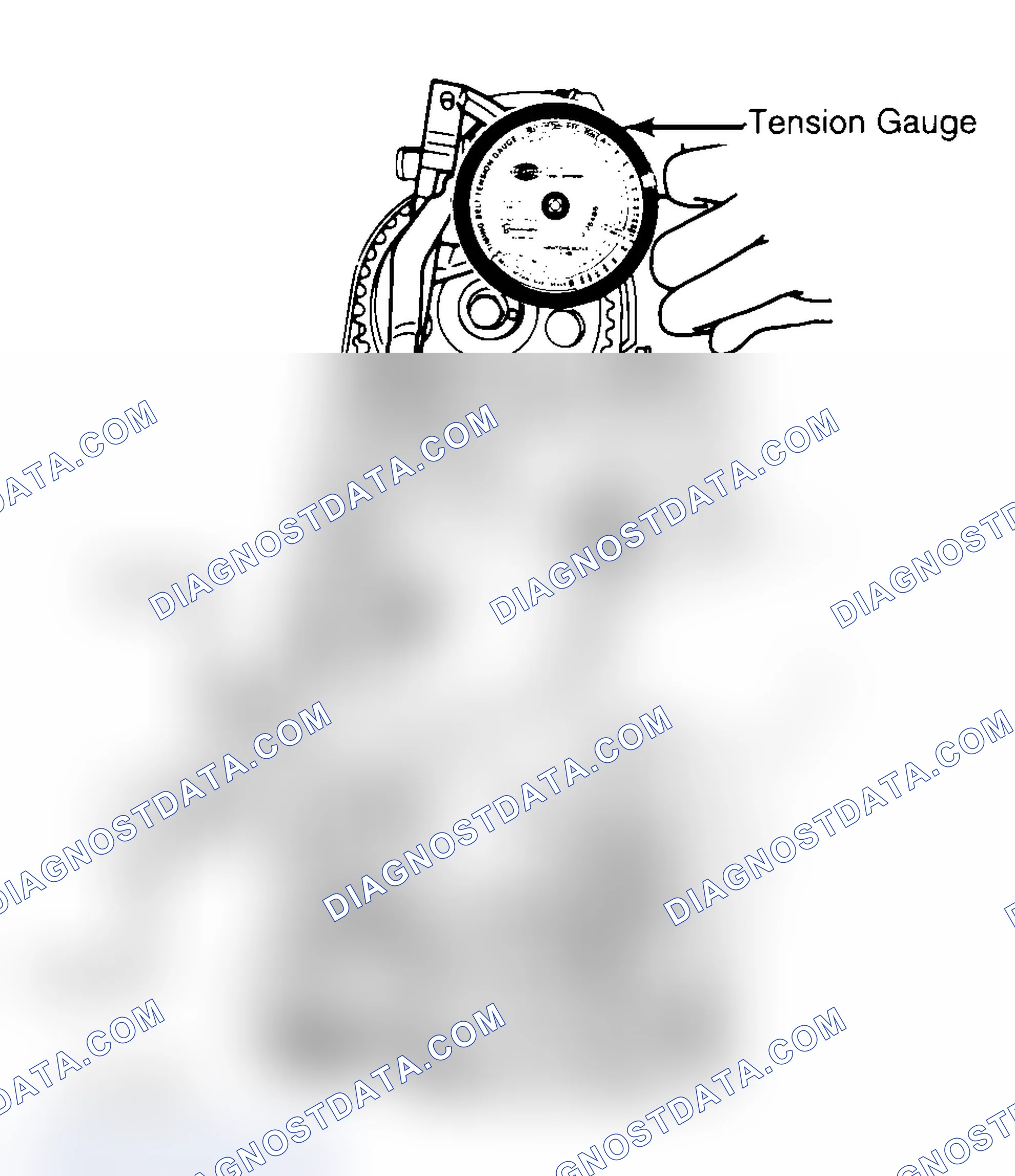 Scheme 28: Adjusting Typical Timing Belt Tension