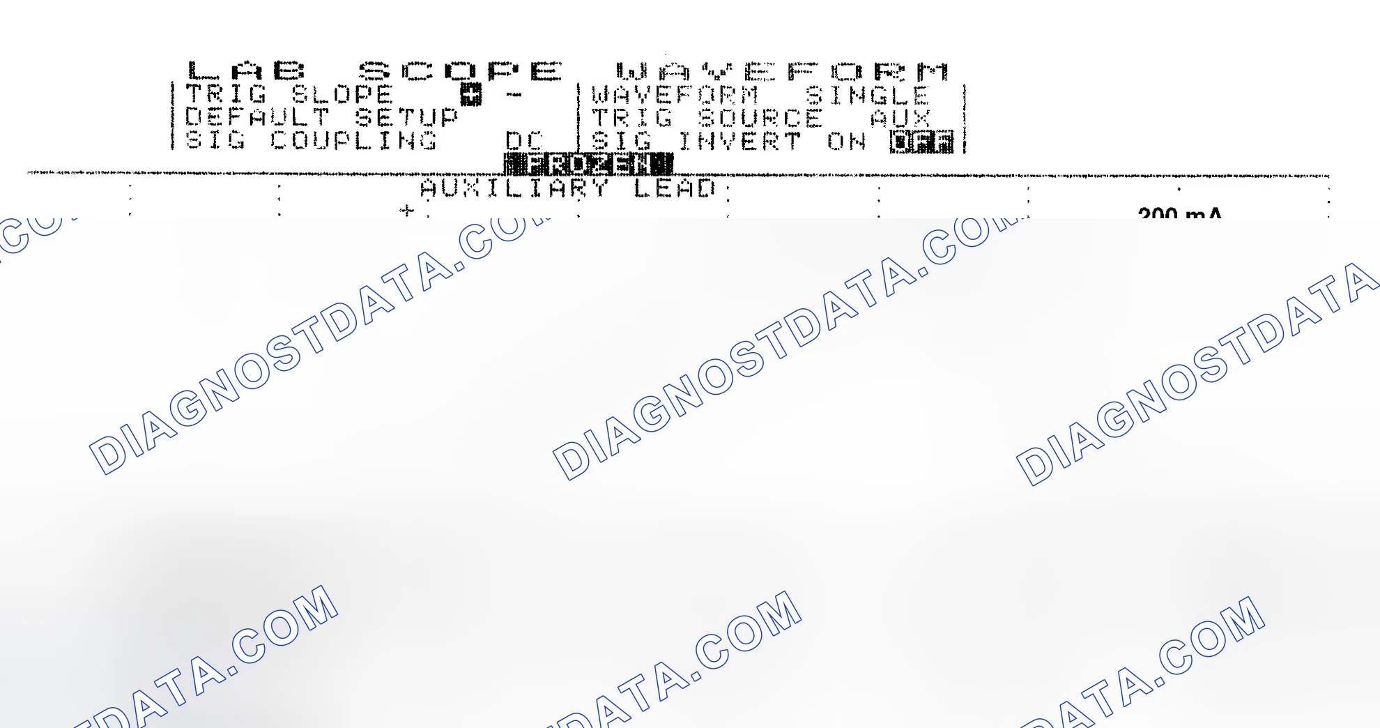 Scheme 13: Single Injector w/Normal Current Flow - Current Pattern