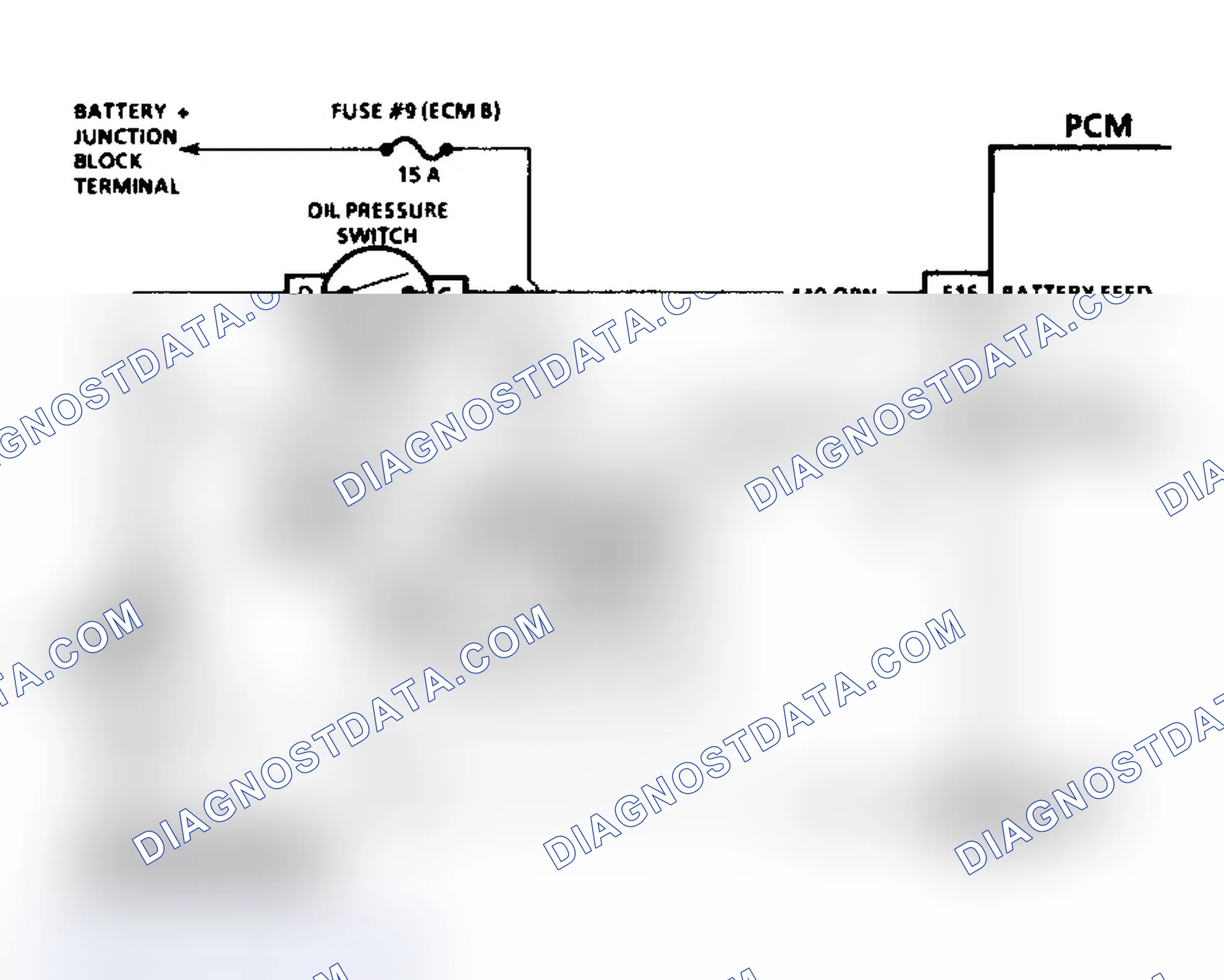 Scheme 96: Code 54 Schematic ("S" & "T" Series Pickup A/T) Fuel Pump Circuit