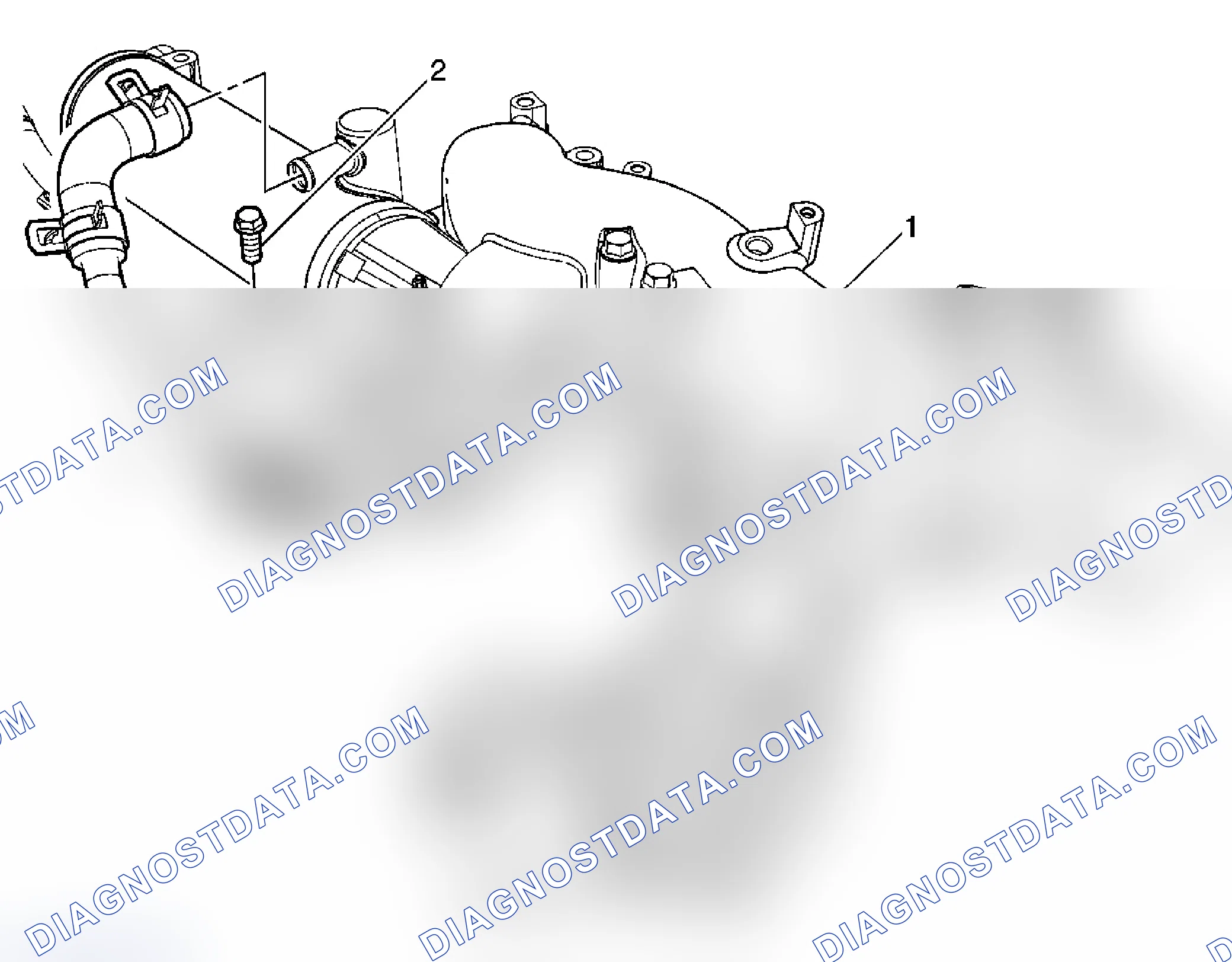 Scheme 7: Exhaust Gas Recirculation Coolant Hoses/Pipes Replacement (LLY, LBZ)