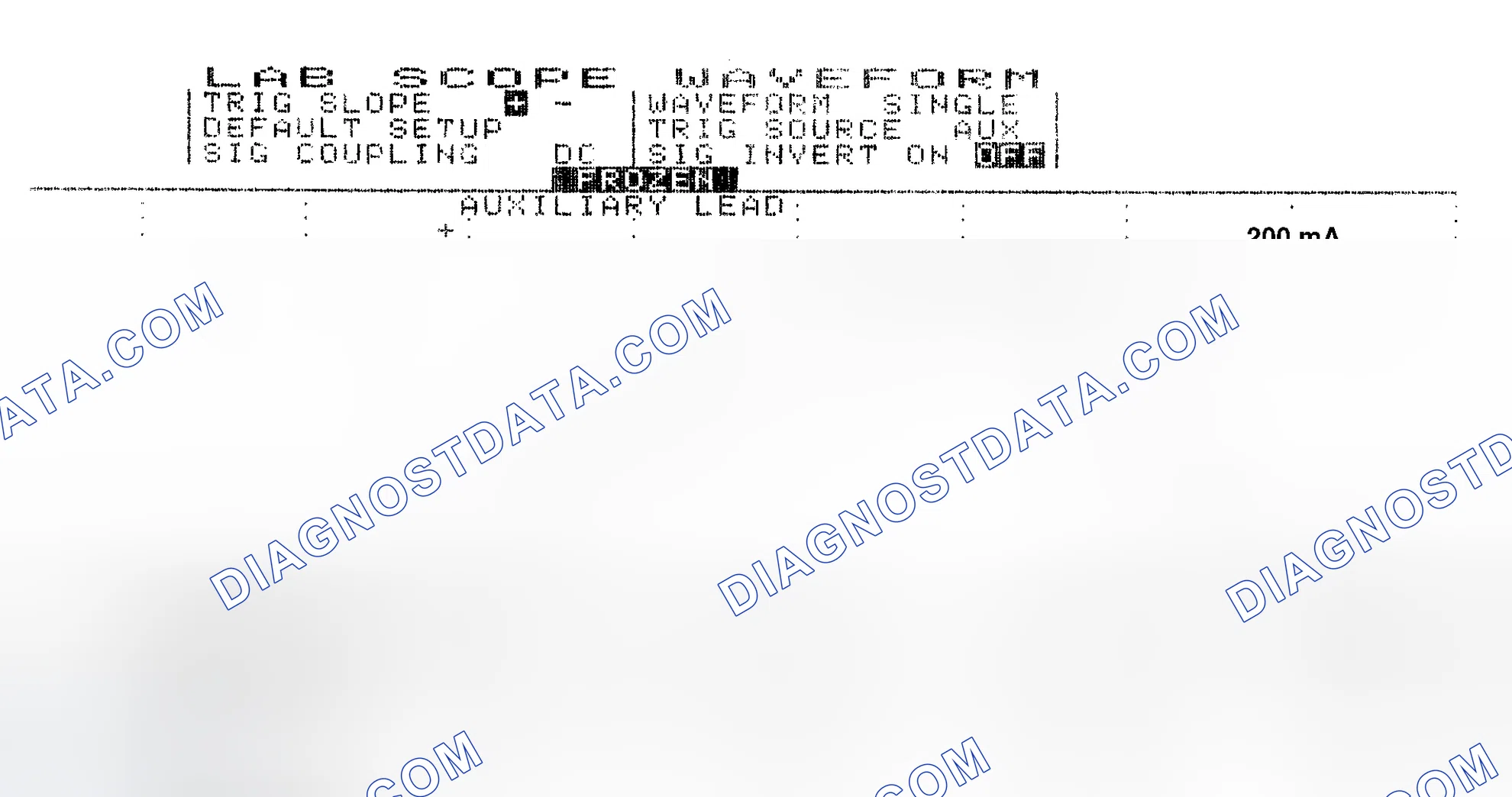 Scheme 13: Single Injector w/Normal Current Flow - Current Pattern