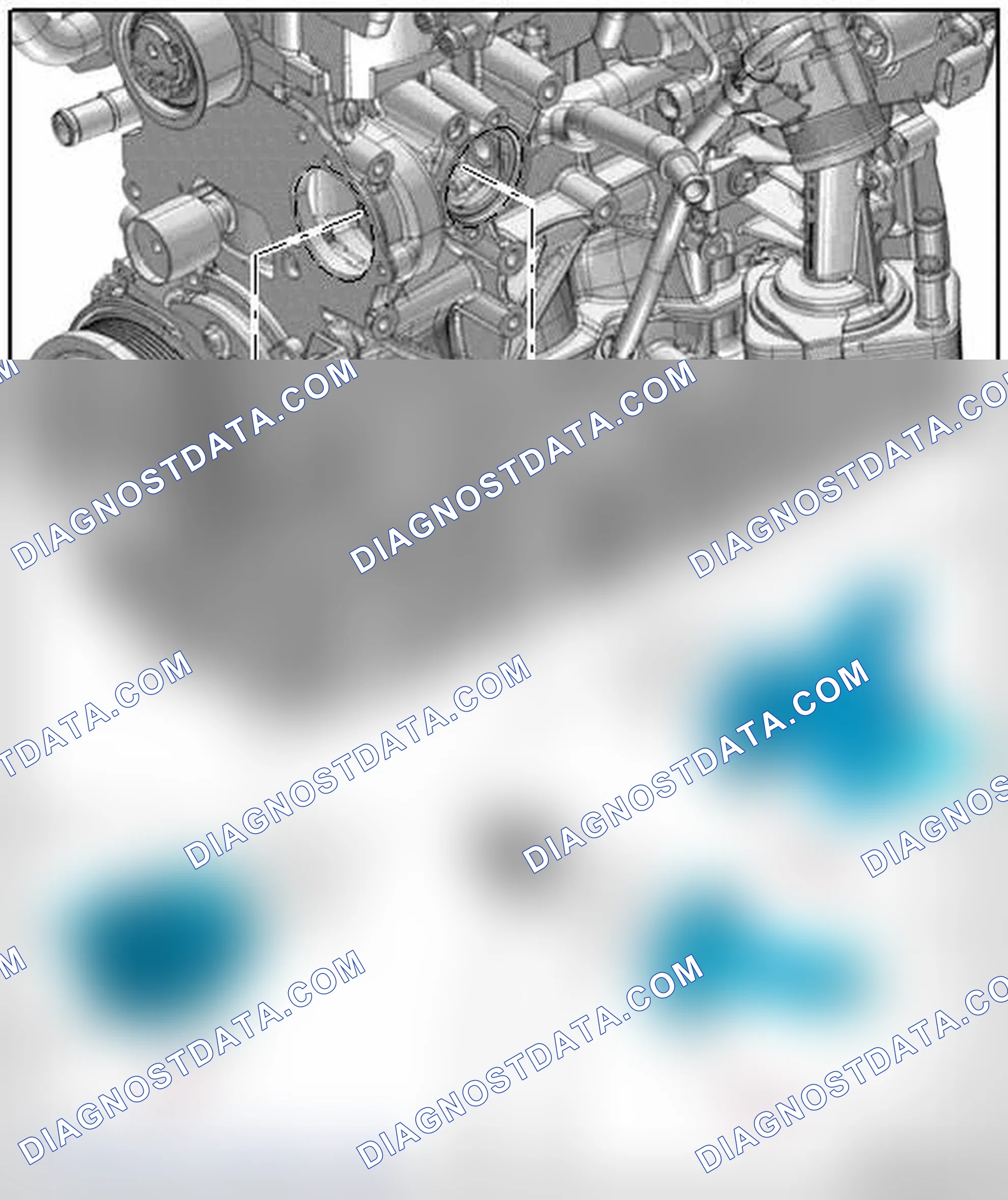 Scheme 69: COOLANT PUMP AND COOLANT THERMOSTAT ASSEMBLY OVERVIEW